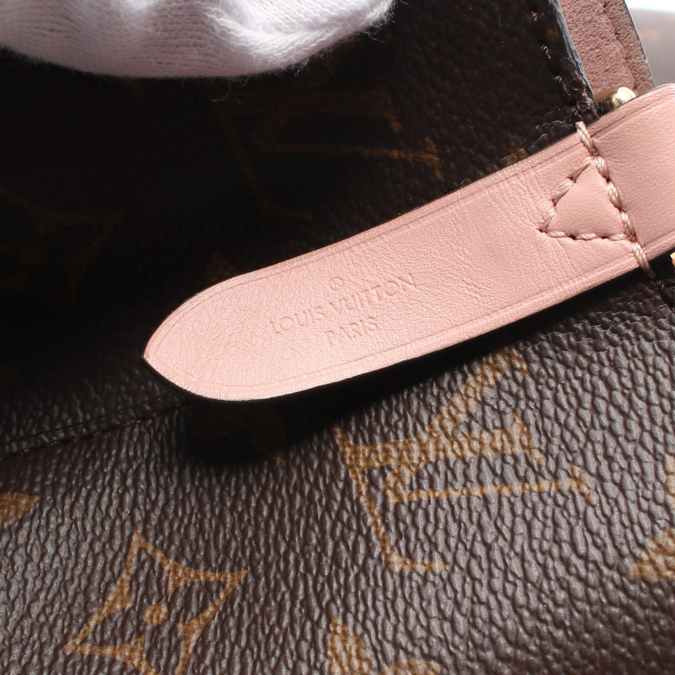 Louis Vuitton Louis Vuitton Neo Noe Monogram Rose Poodle Shoulder Bag Leather Brown Light Pink Size ONE SIZE - 4 Thumbnail