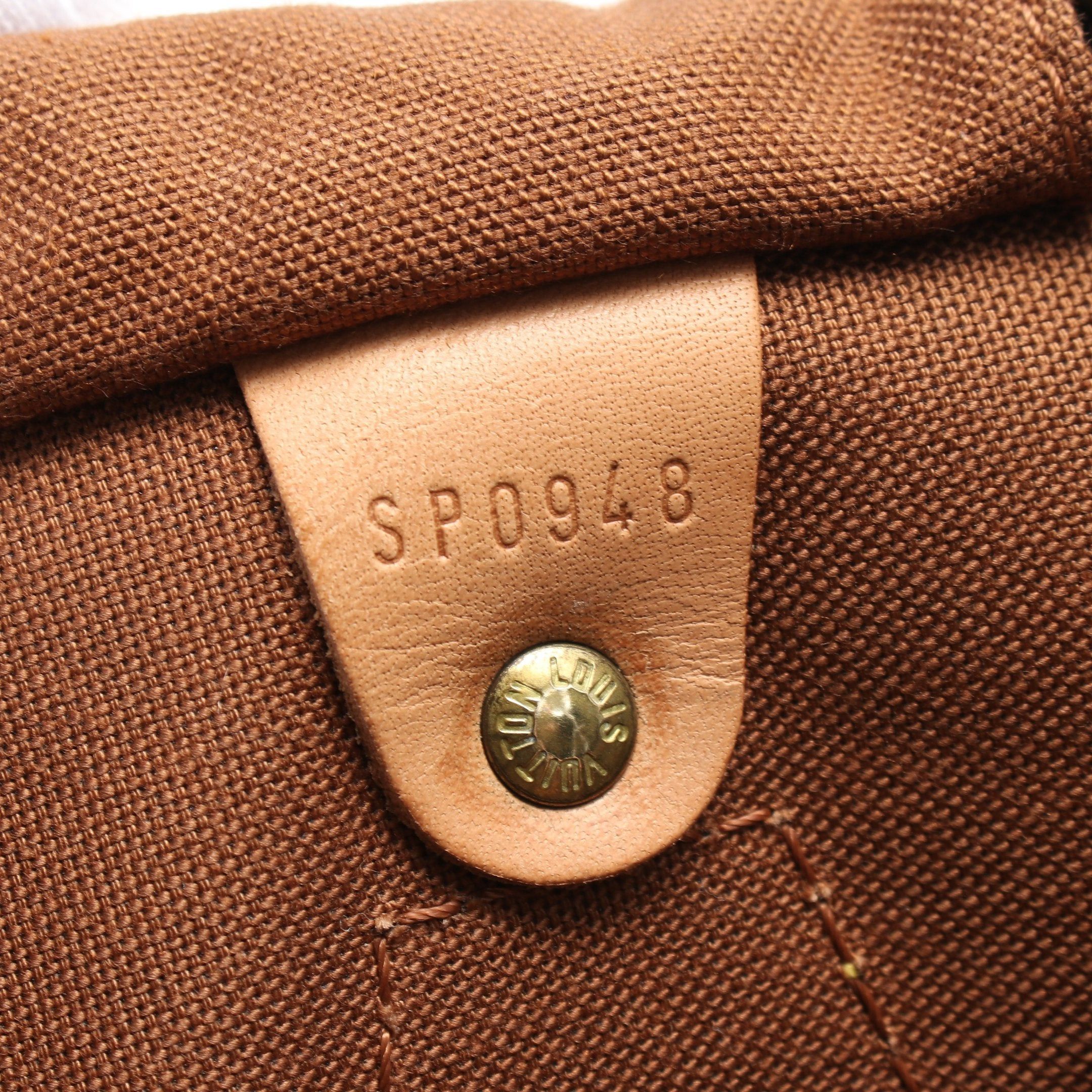 Louis Vuitton Louis Vuitton Speedy 30 Monogram Handbag Leather Brown Size ONE SIZE - 5 Thumbnail
