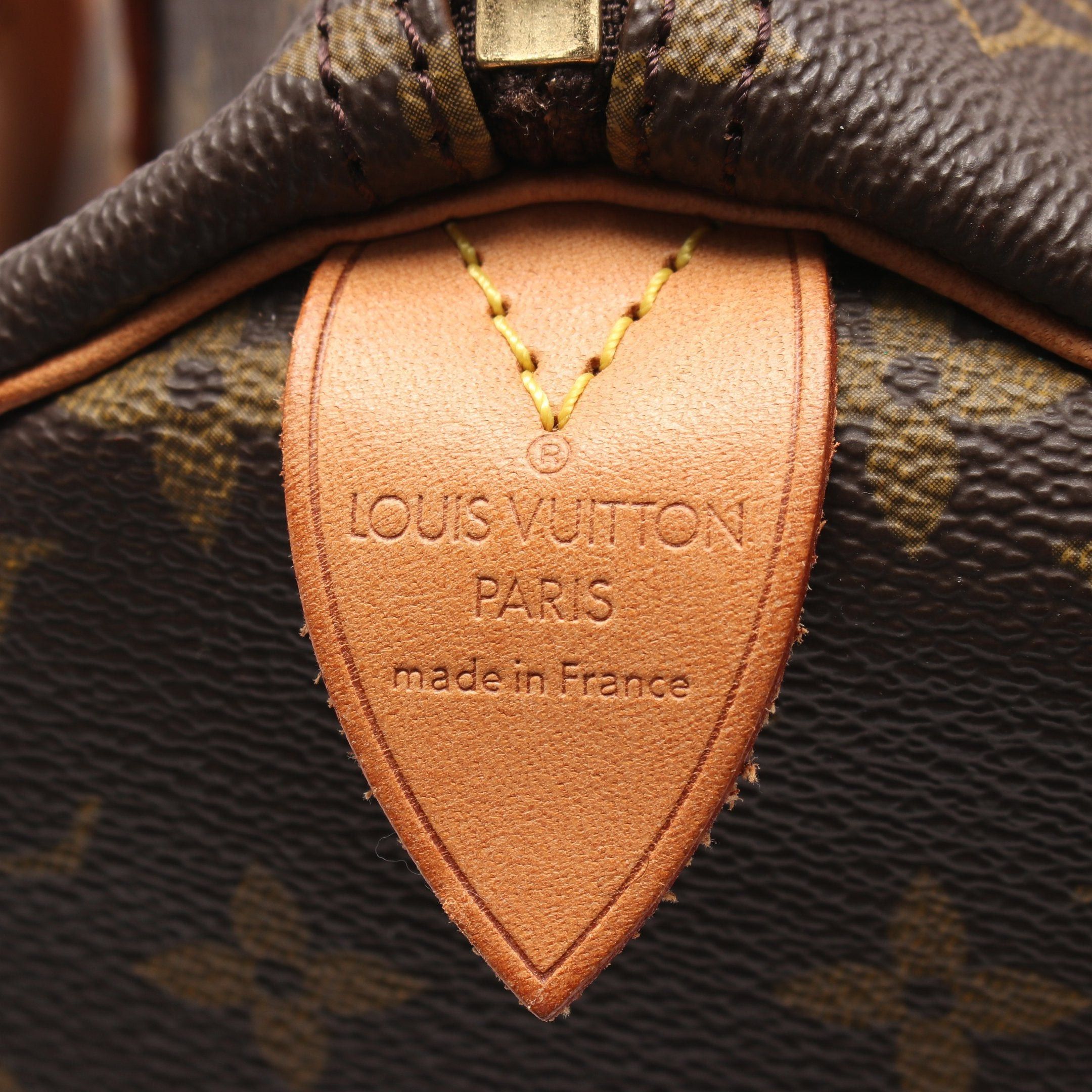 Louis Vuitton Louis Vuitton Speedy 30 Monogram Handbag Leather Brown Size ONE SIZE - 4 Thumbnail