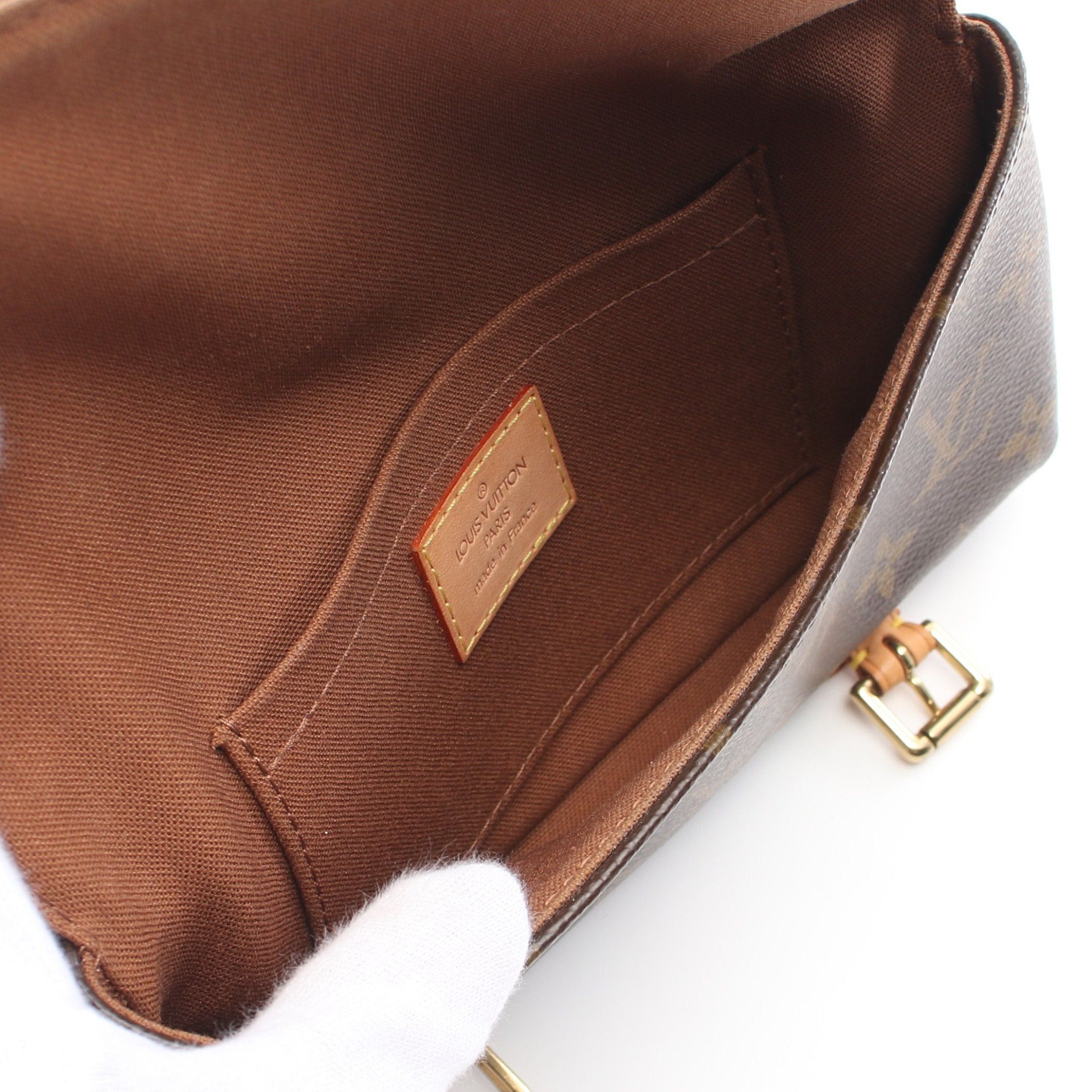 Louis Vuitton Louis Vuitton Pochette Murrell Monogram Body Bag Waist Leather Brown Size ONE SIZE - 3 Thumbnail