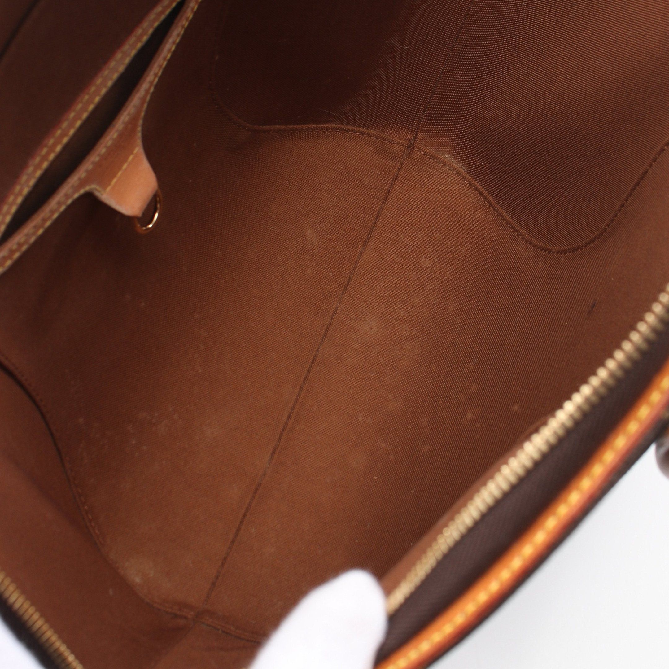 Louis Vuitton Louis Vuitton Ellipse Mm Monogram Handbag Leather Brown Size ONE SIZE - 6 Thumbnail