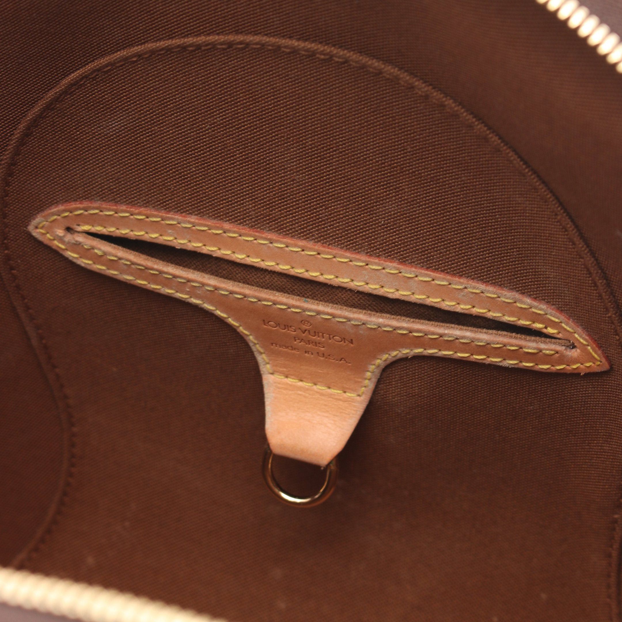 Louis Vuitton Louis Vuitton Ellipse Mm Monogram Handbag Leather Brown Size ONE SIZE - 7 Thumbnail
