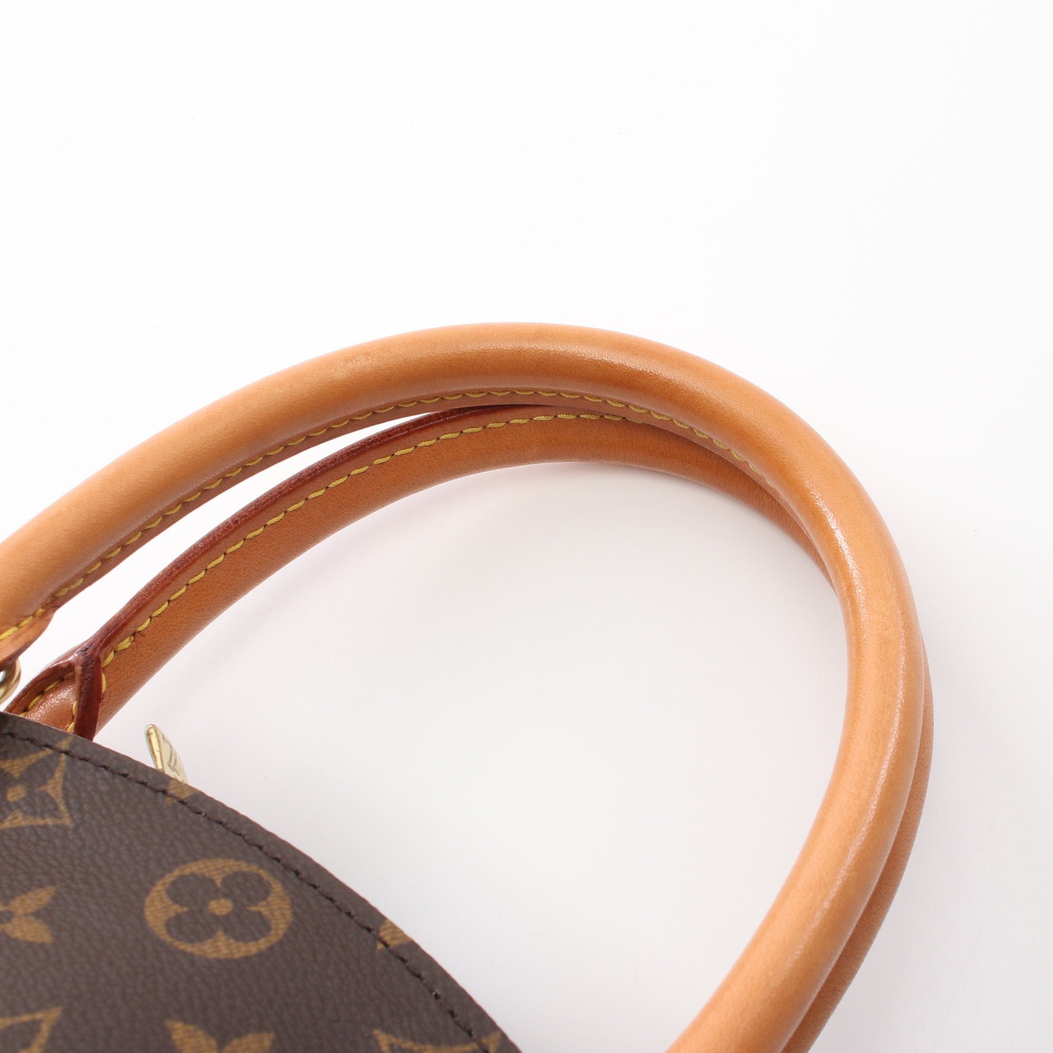 Louis Vuitton Louis Vuitton Ellipse Mm Monogram Handbag Leather Brown Size ONE SIZE - 10 Thumbnail