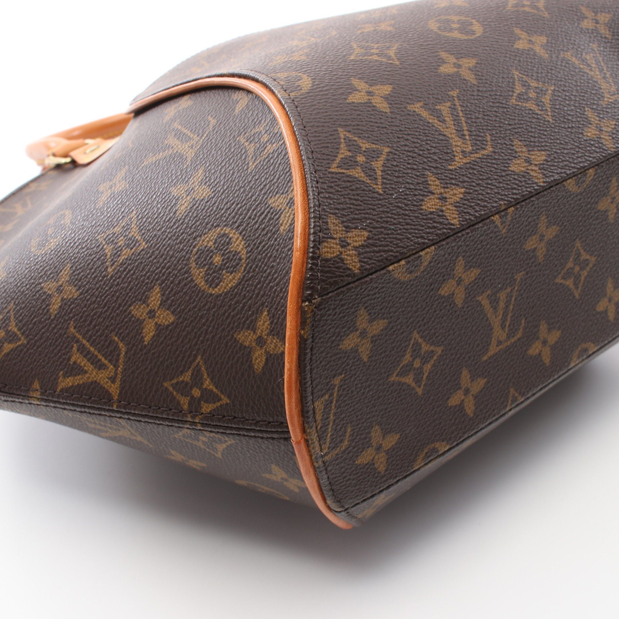 Louis Vuitton Louis Vuitton Ellipse Mm Monogram Handbag Leather Brown Size ONE SIZE - 9 Thumbnail