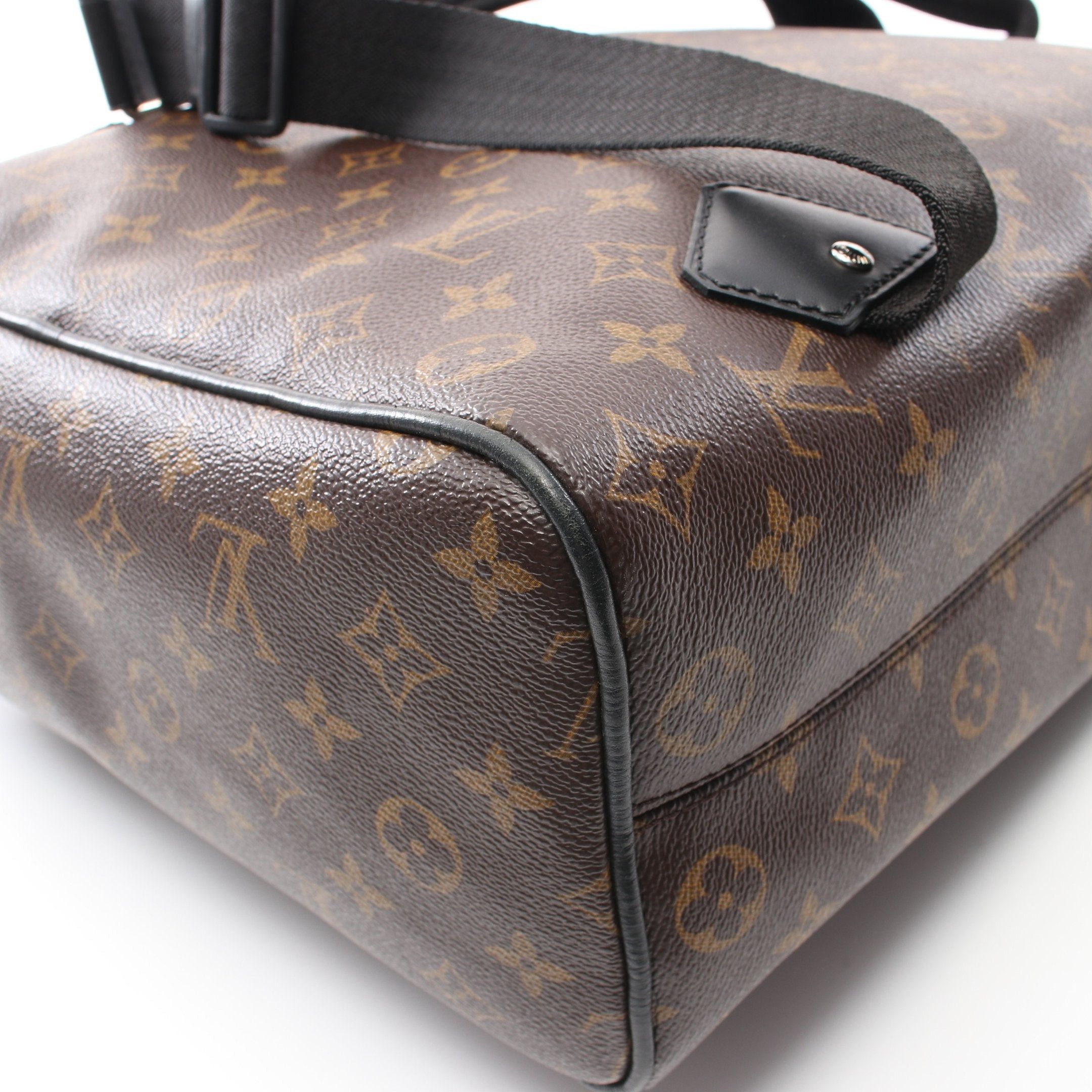 Louis Vuitton Louis Vuitton Parc Monogram Macassar Backpack Rucksack Leather Brown Black Size ONE SIZE - 10 Thumbnail