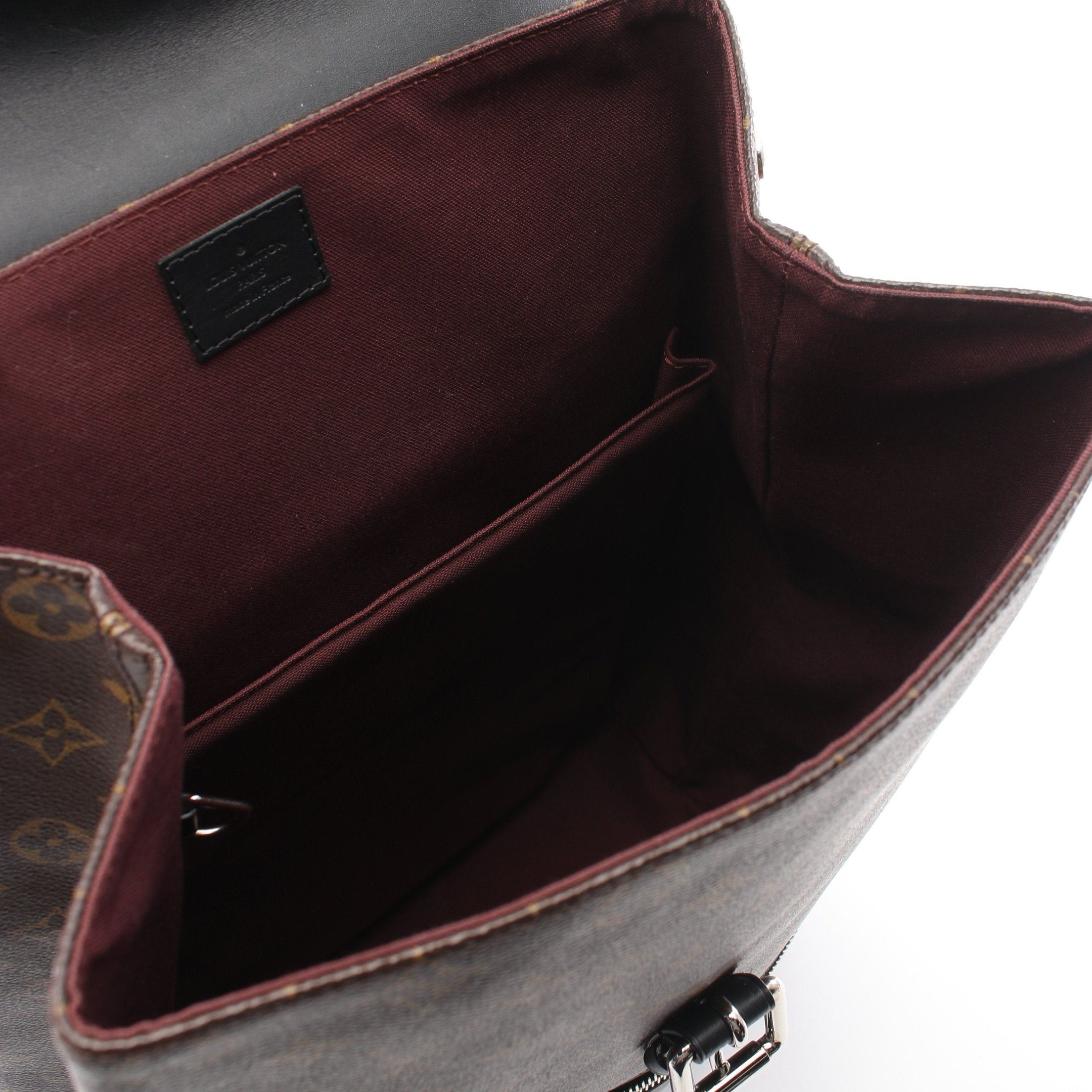 Louis Vuitton Louis Vuitton Parc Monogram Macassar Backpack Rucksack Leather Brown Black Size ONE SIZE - 3 Thumbnail