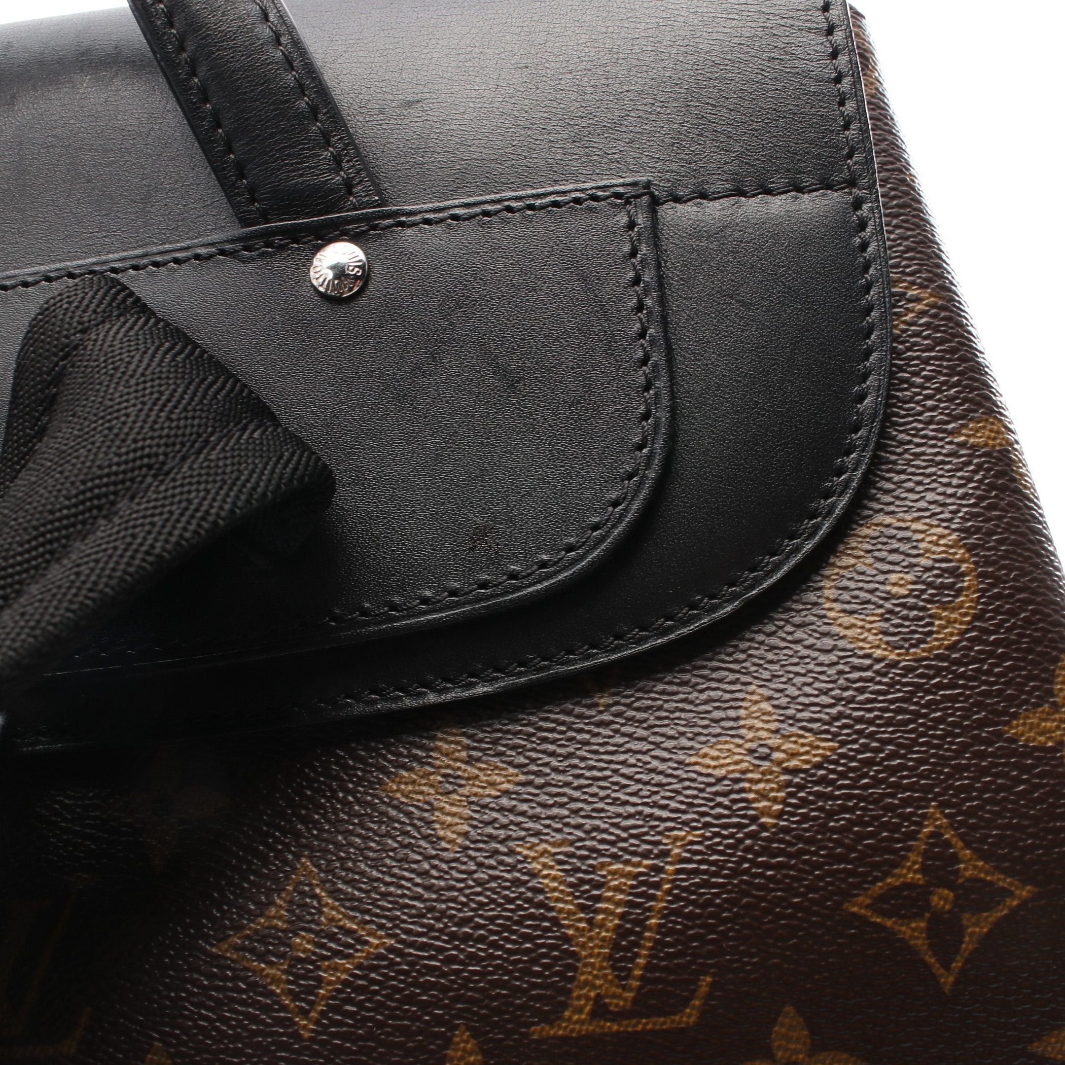 Louis Vuitton Louis Vuitton Parc Monogram Macassar Backpack Rucksack Leather Brown Black Size ONE SIZE - 11 Thumbnail