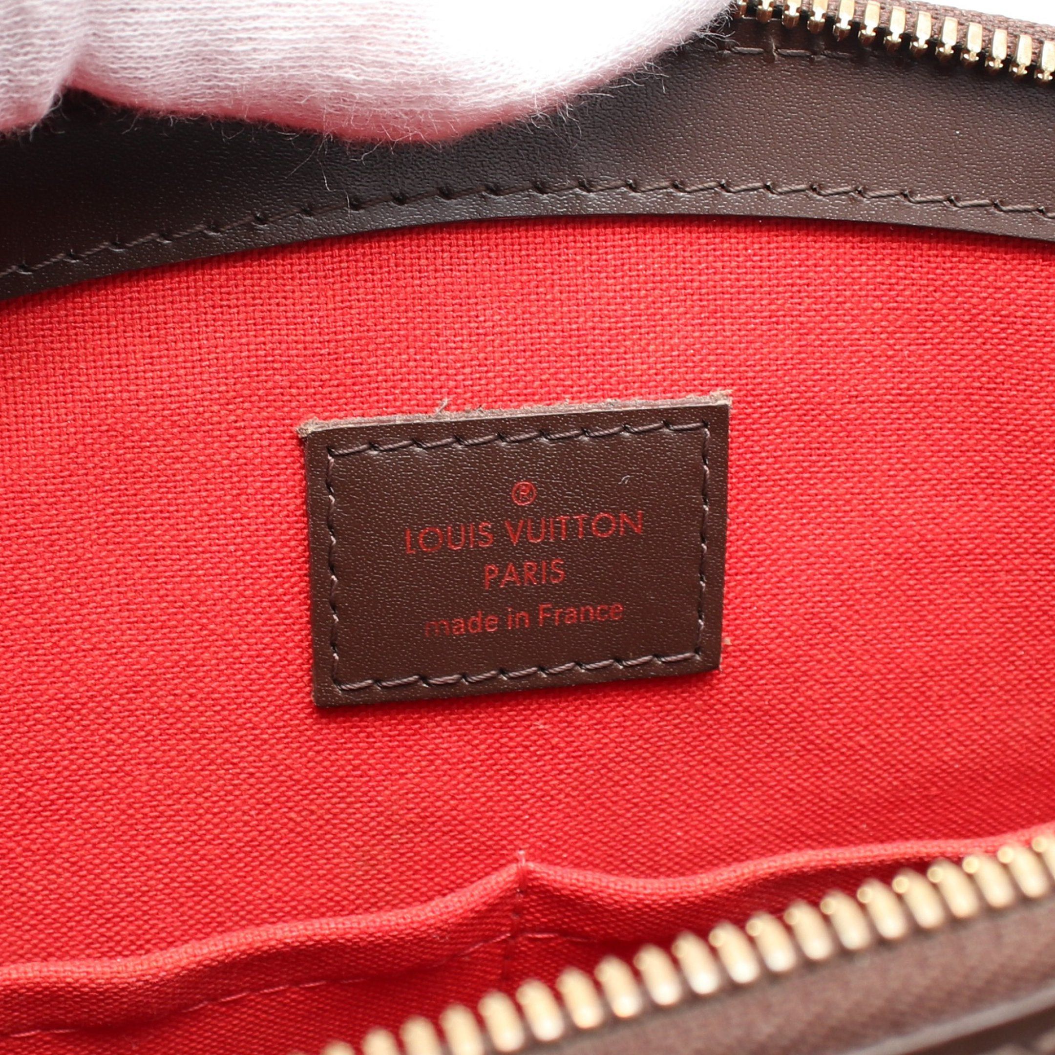 Louis Vuitton Louis Vuitton Verona Mm Damier Ebene Shoulder Bag Leather Brown Size ONE SIZE - 4 Thumbnail