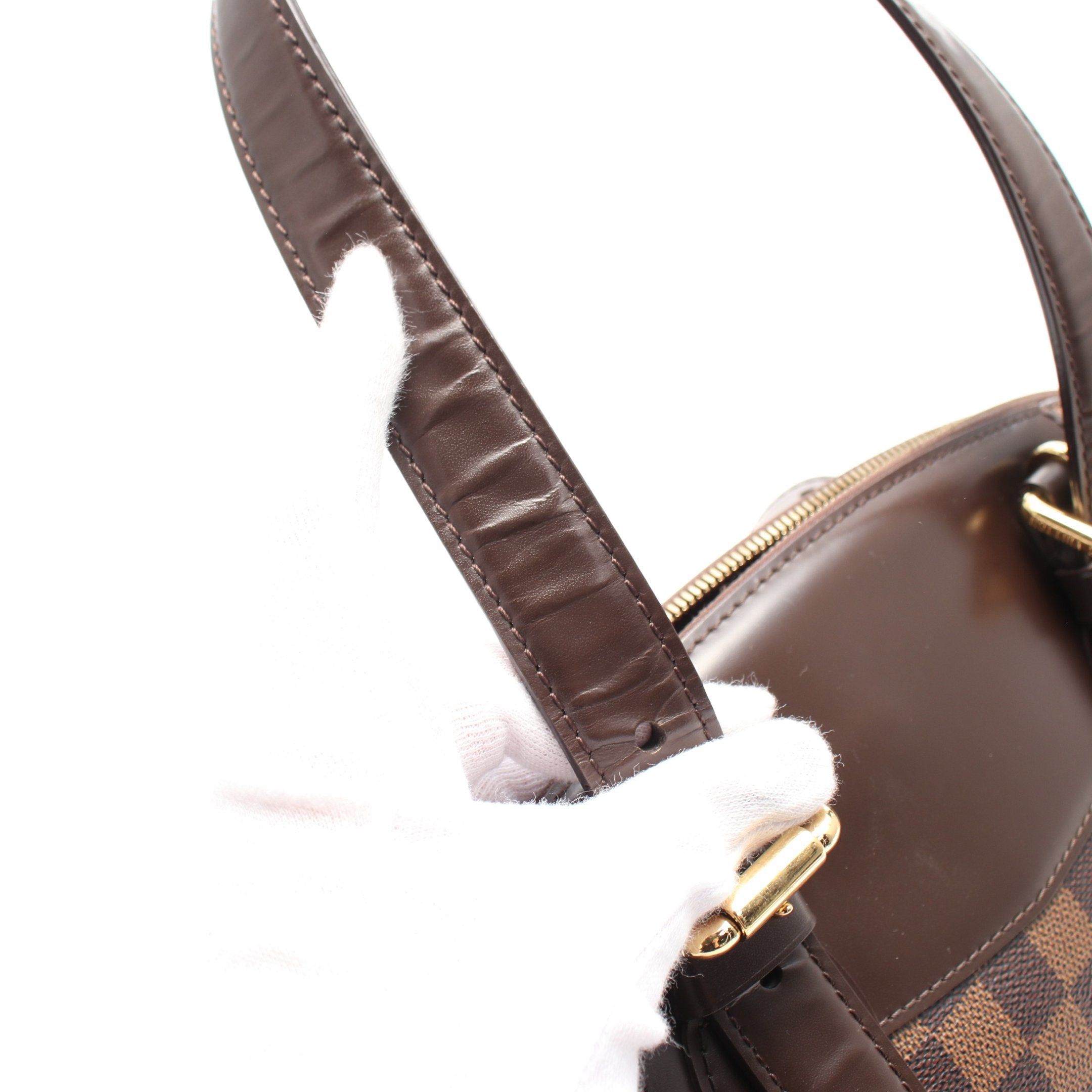 Louis Vuitton Louis Vuitton Verona Mm Damier Ebene Shoulder Bag Leather Brown Size ONE SIZE - 8 Thumbnail