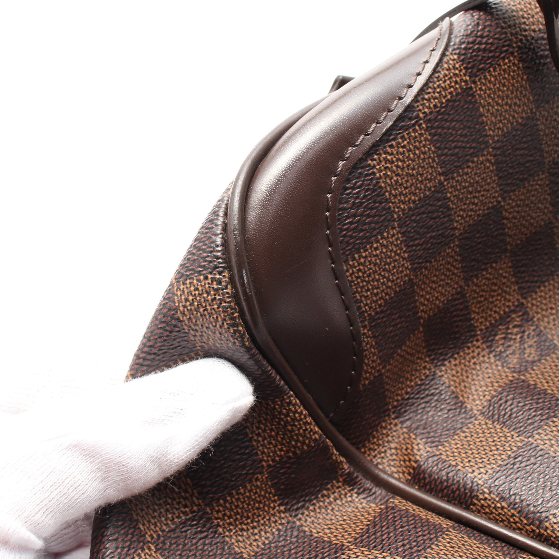 Louis Vuitton Louis Vuitton Verona Mm Damier Ebene Shoulder Bag Leather Brown Size ONE SIZE - 7 Thumbnail