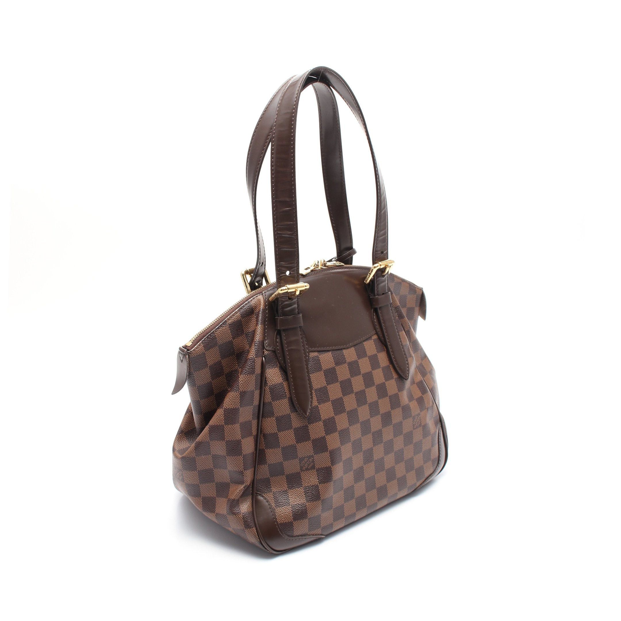 Louis Vuitton Louis Vuitton Verona Mm Damier Ebene Shoulder Bag Leather Brown Size ONE SIZE - 2 Thumbnail