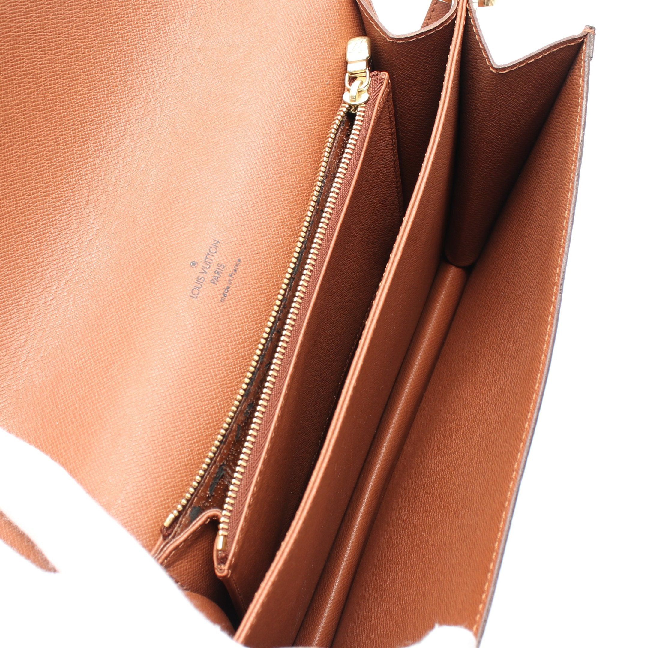Louis Vuitton Louis Vuitton Raspail Monogram Shoulder Bag Leather Brown Size ONE SIZE - 3 Thumbnail
