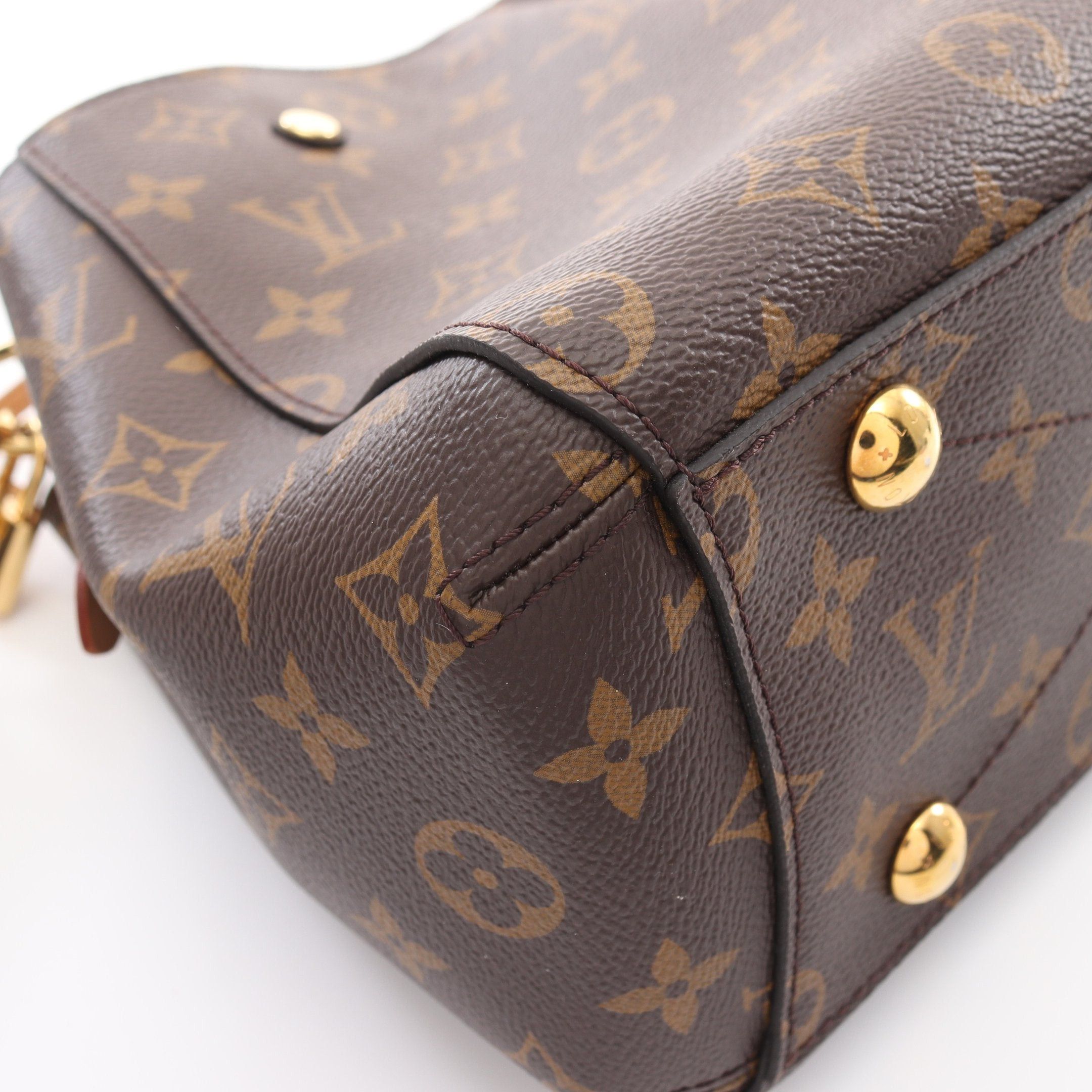 Louis Vuitton Louis Vuitton Montaigne Bb Monogram Handbag Leather Brown Size ONE SIZE - 7 Thumbnail