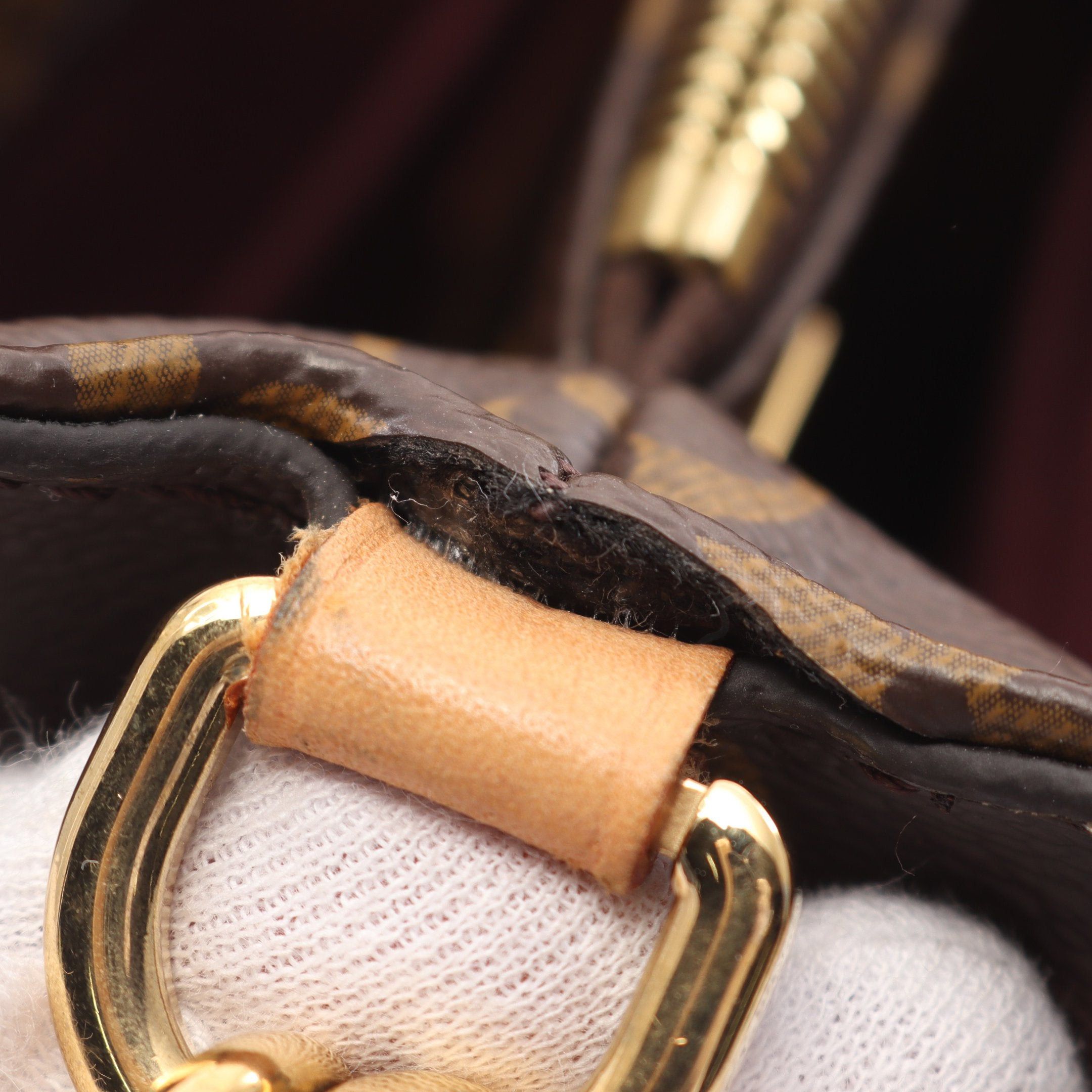 Louis Vuitton Louis Vuitton Montaigne Bb Monogram Handbag Leather Brown Size ONE SIZE - 6 Thumbnail