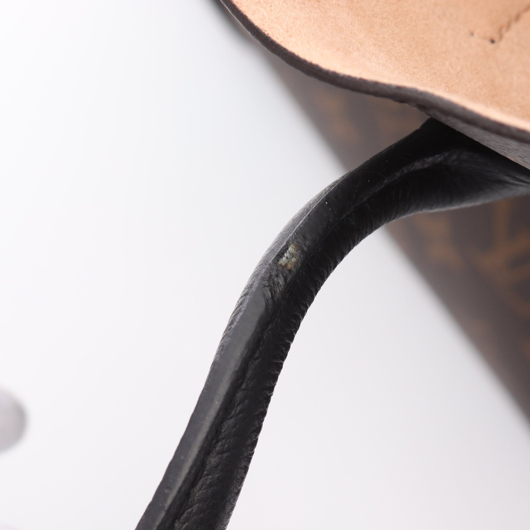 Louis Vuitton Louis Vuitton Flandrin Monogram Noir Handbag Tote Bag Leather Brown Black Size ONE SIZE - 7 Thumbnail