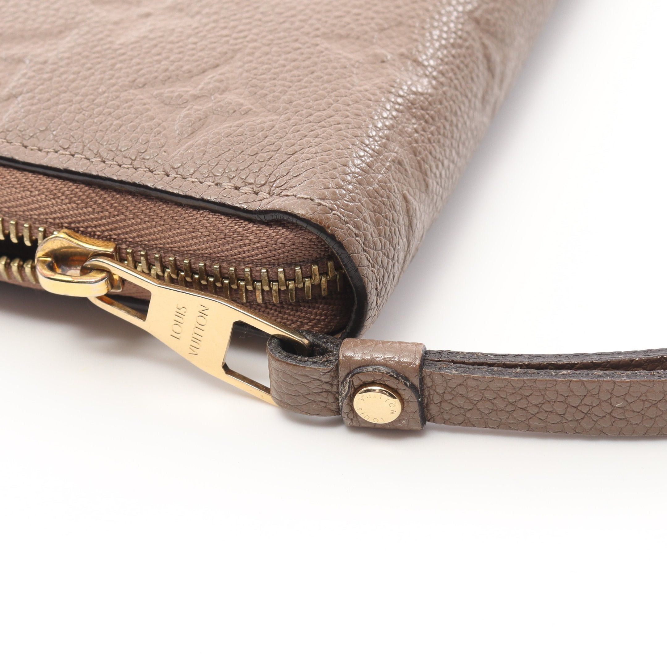 Louis Vuitton Louis Vuitton Zippy Wallet Monogram Empreinte Tourterelle Round Zipper Long Leather Beige Size ONE SIZE - 8 Thumbnail
