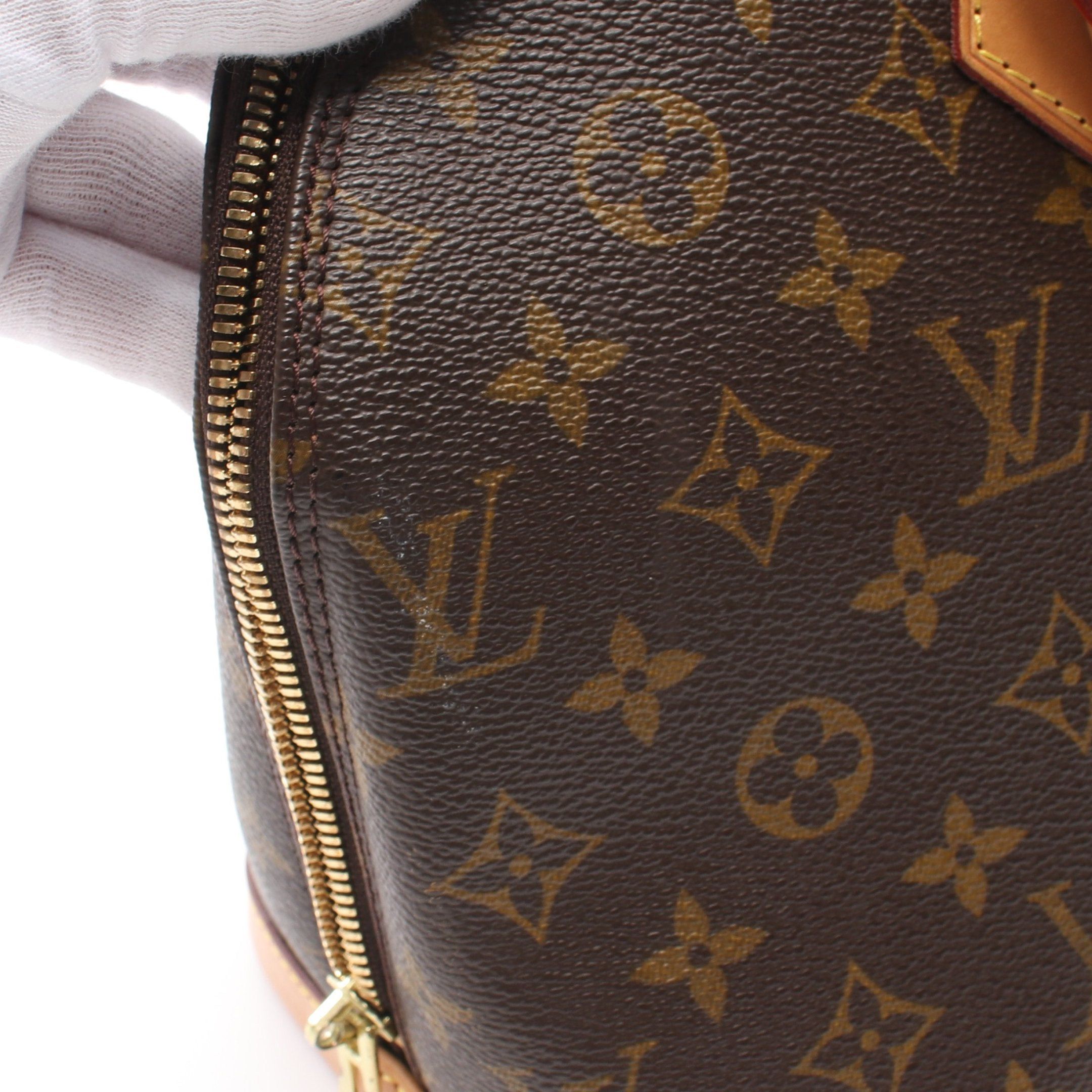 Louis Vuitton Louis Vuitton Alma Pm Monogram Handbag Leather Brown Size ONE SIZE - 12 Thumbnail
