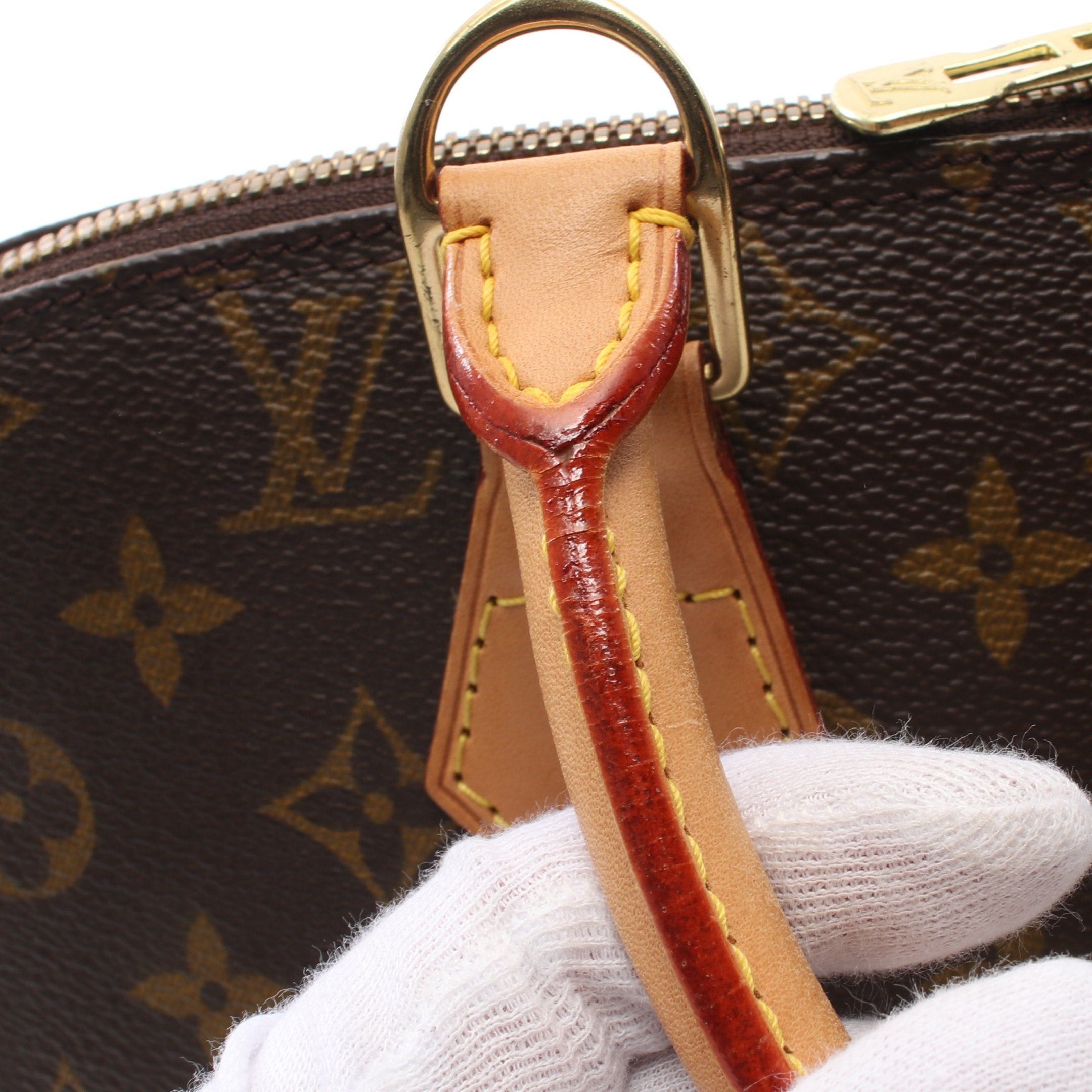 Louis Vuitton Louis Vuitton Alma Pm Monogram Handbag Leather Brown Size ONE SIZE - 9 Thumbnail