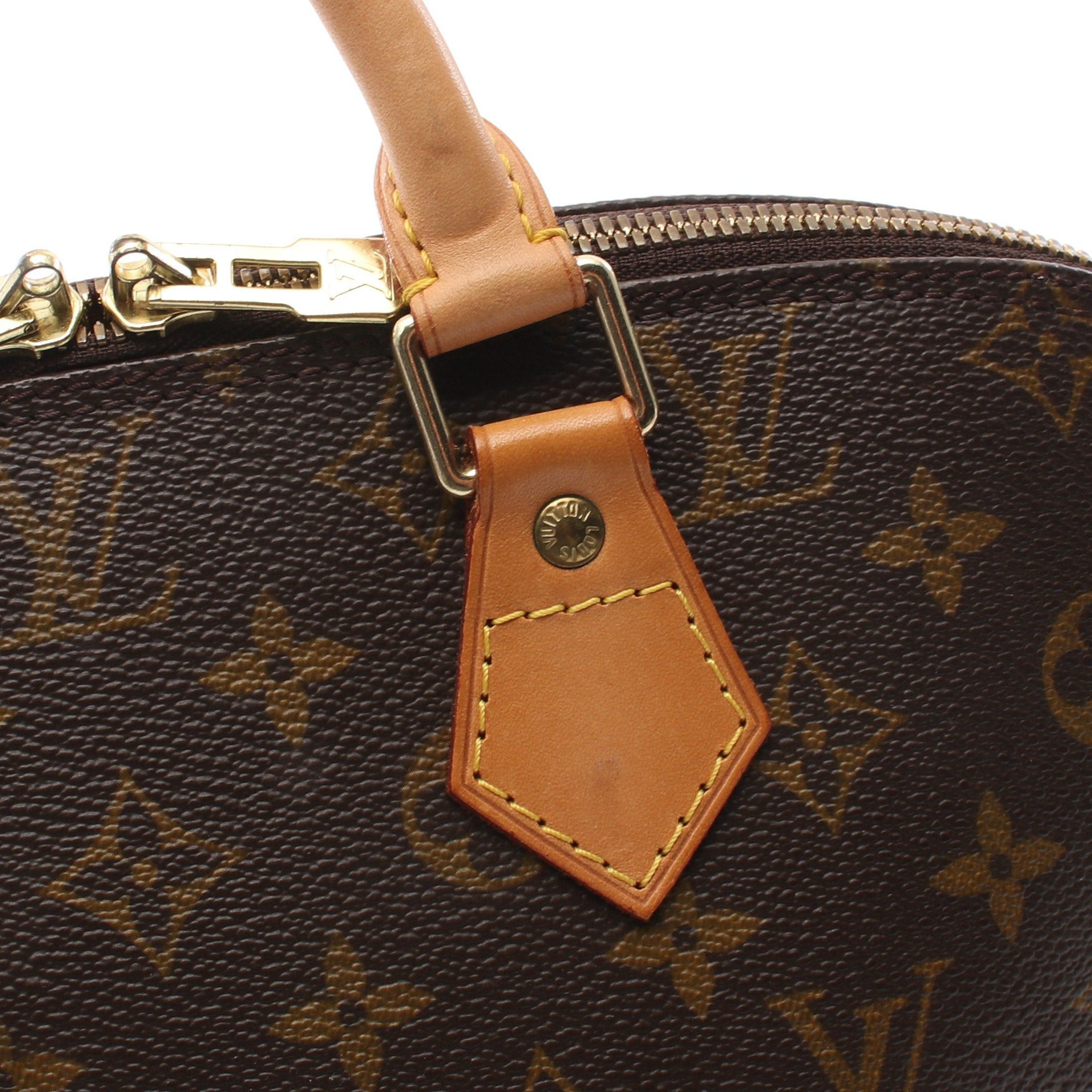 Louis Vuitton Louis Vuitton Alma Pm Monogram Handbag Leather Brown Size ONE SIZE - 11 Thumbnail