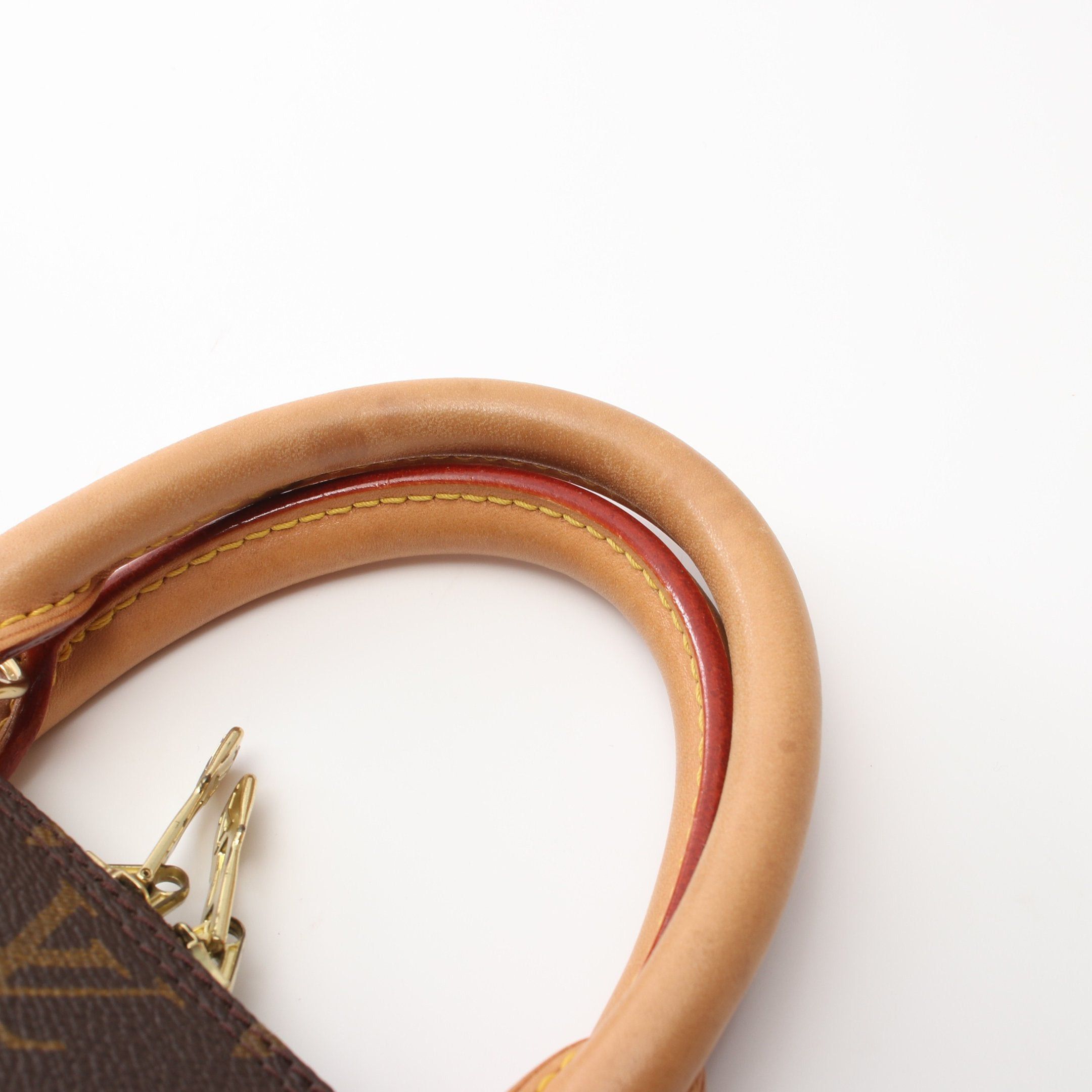 Louis Vuitton Louis Vuitton Alma Pm Monogram Handbag Leather Brown Size ONE SIZE - 6 Thumbnail