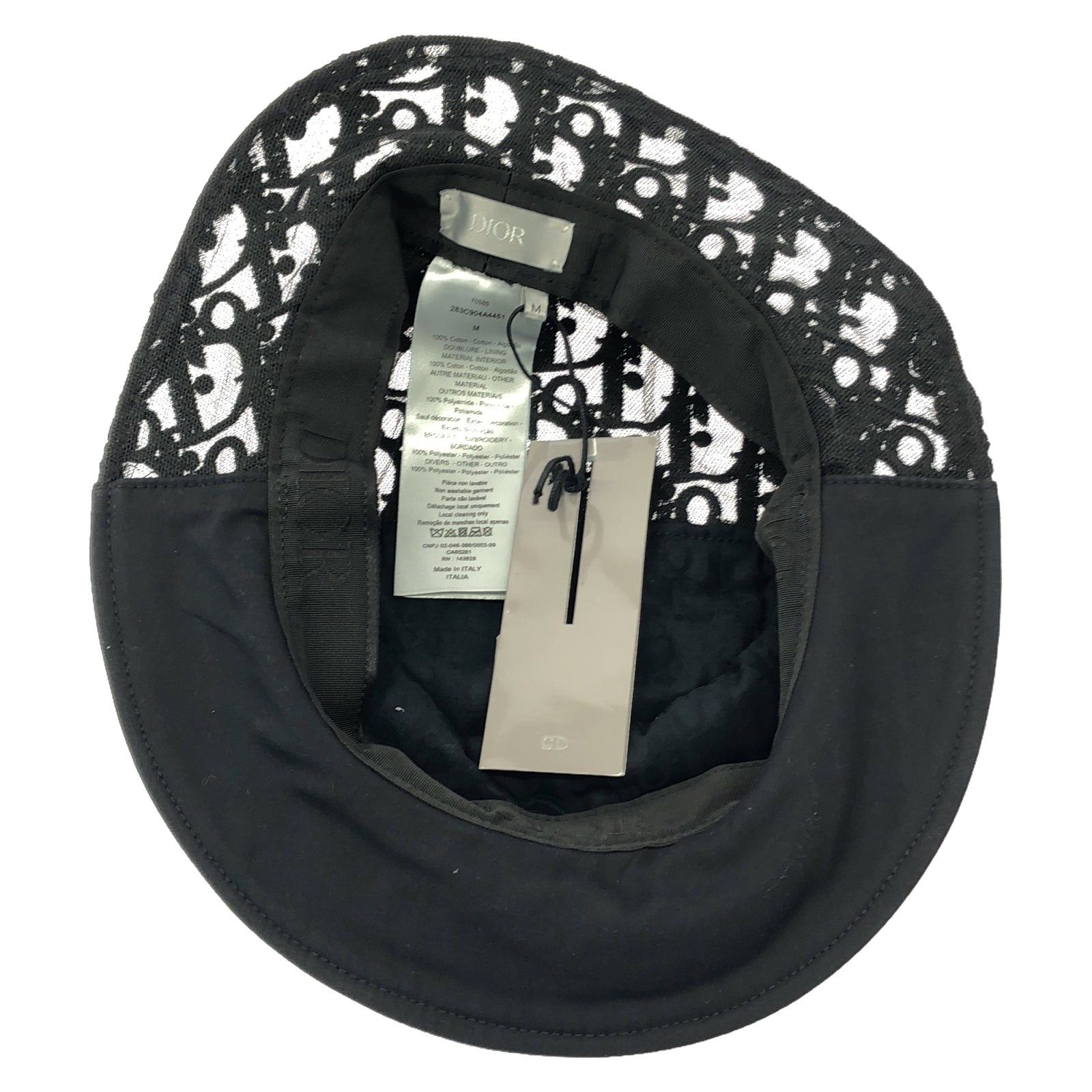 Dior Dior Hat Cotton Black Size ONE SIZE - 4 Thumbnail