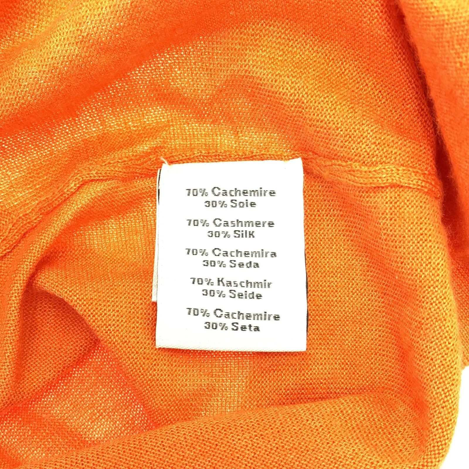 Hermes Hermes Knit Cashmere Silk 20Ss Orange Size ONE SIZE - 6 Thumbnail
