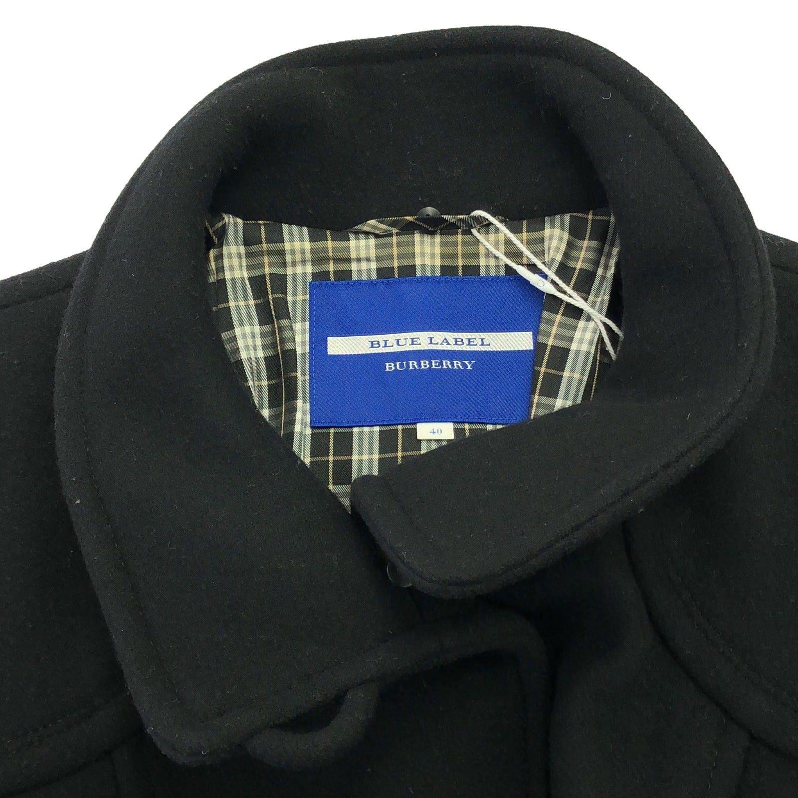 Burberry Burberry Coat Wool Black Size ONE SIZE - 5 Thumbnail