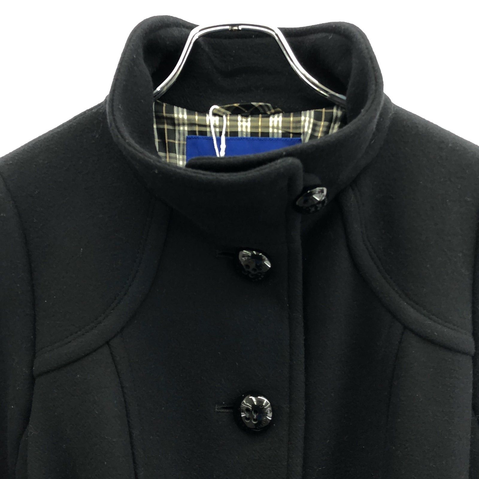 Burberry Burberry Coat Wool Black Size ONE SIZE - 3 Thumbnail