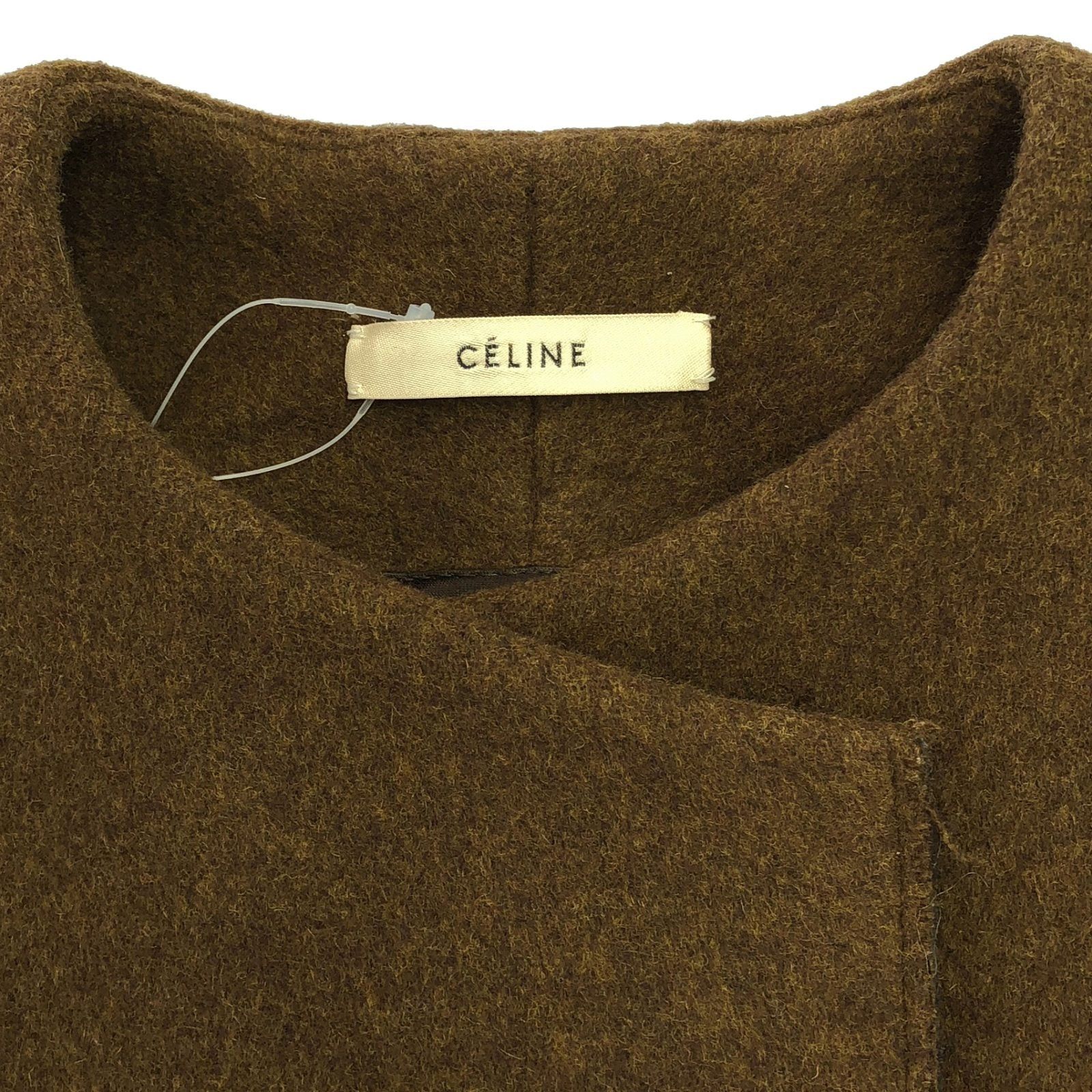 Celine Celine Coat Wool Brown Size ONE SIZE - 5 Thumbnail