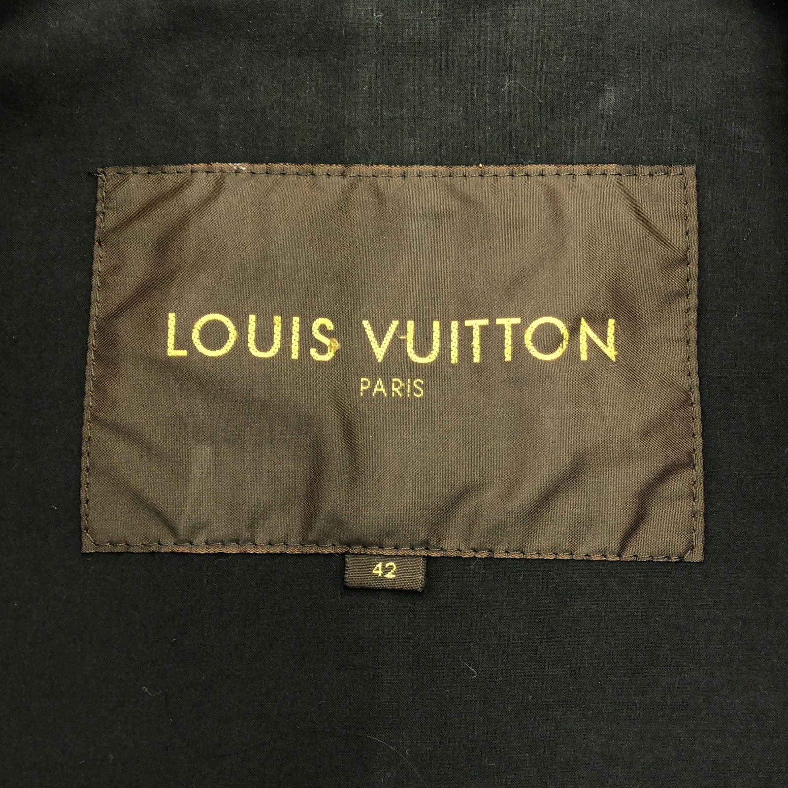 Louis Vuitton Louis Vuitton Coat Cotton Black Size ONE SIZE - 5 Thumbnail