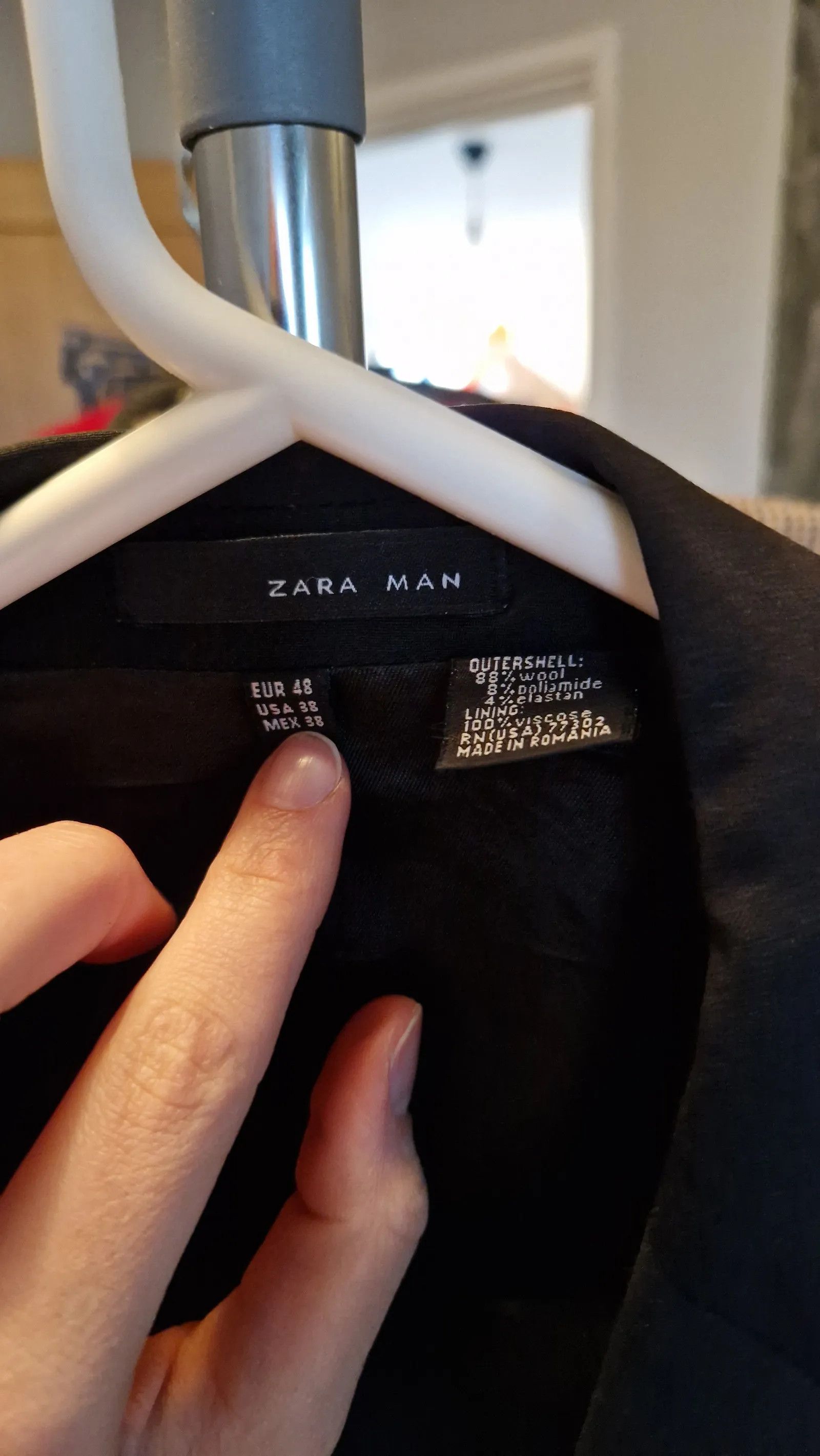 Zara Zara Suit Size 40R - 2 Thumbnail