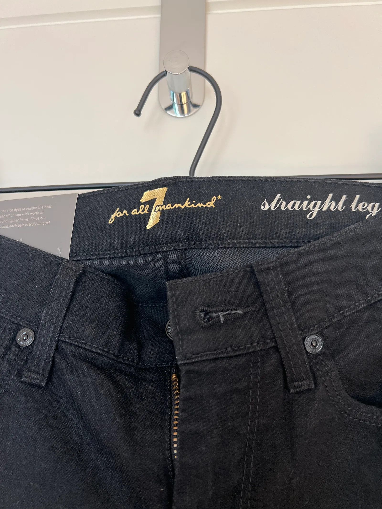 Other Seven for all mankind Straight leg Jeans Size 24" / US 00 / IT 34 - 2 Thumbnail