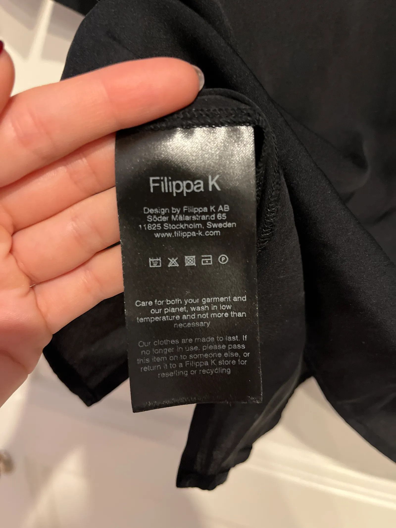 Filippa K Filippa K Silk Tunic Top Size XS / US 0-2 / IT 36-38 - 4 Thumbnail