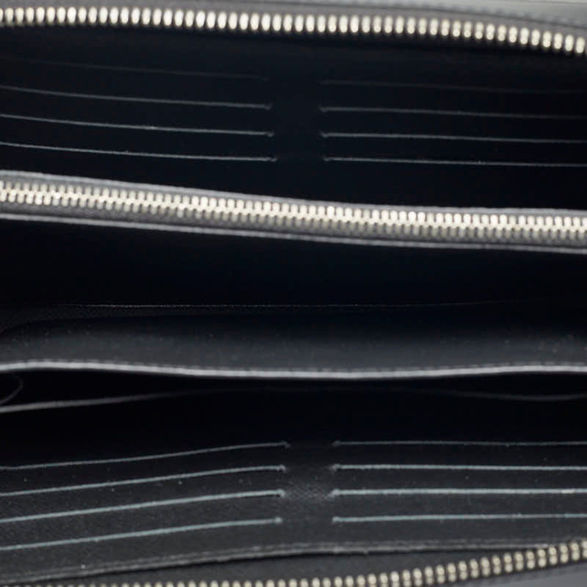 Louis Vuitton Louis Vuitton Monogram Eclipse Zippy XL Round Long Wallet M61698 Black PVC Leather Men's LOUIS VUITTON Size ONE SIZE - 7 Thumbnail