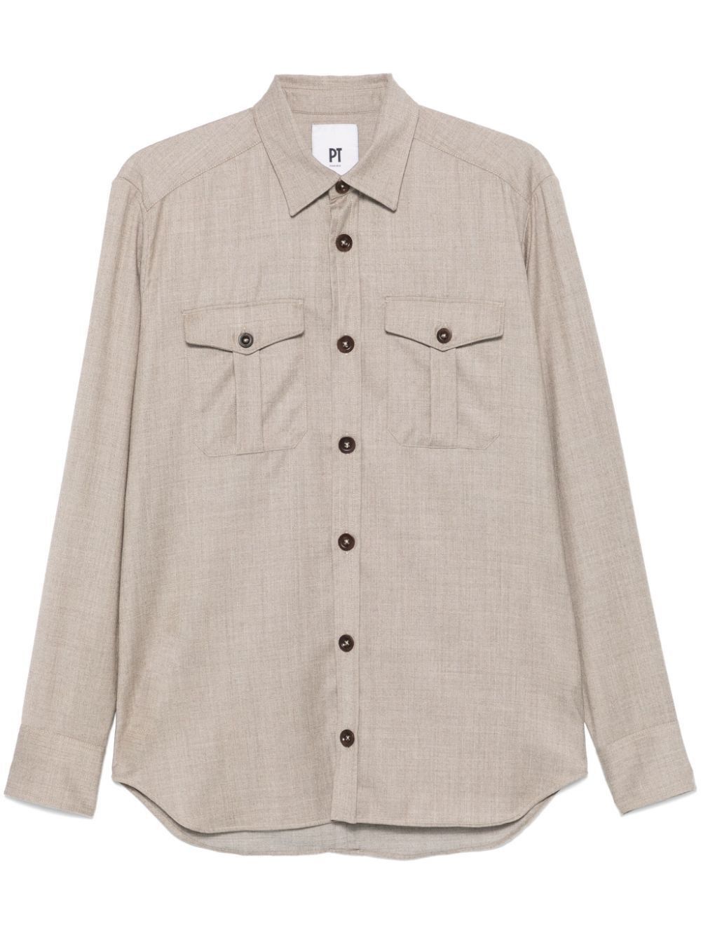 PT Torino MAN SAFARI SHIRT REGULAR FIT Size US M / EU 48-50 / 2 - 4 Thumbnail