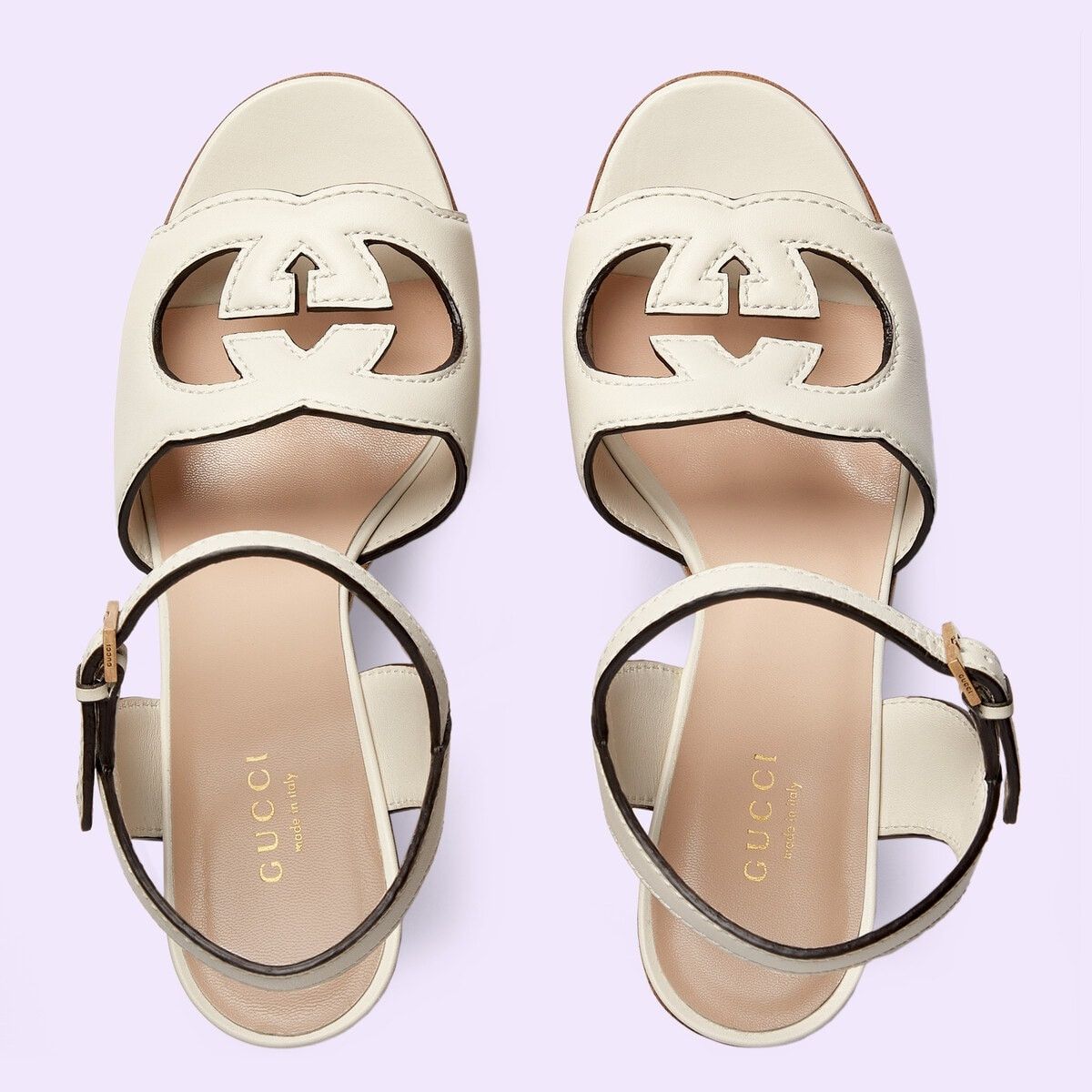 Gucci Interlocking G sandals in beige Size US 9.5 / IT 39.5 - 3 Thumbnail