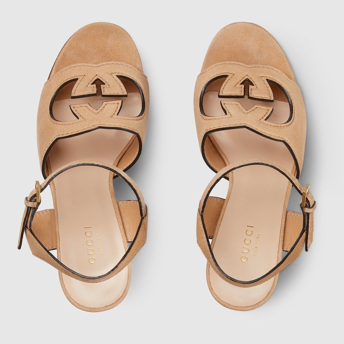 Gucci Interlocking G sandals in brown Size US 9 / IT 39 - 3 Thumbnail
