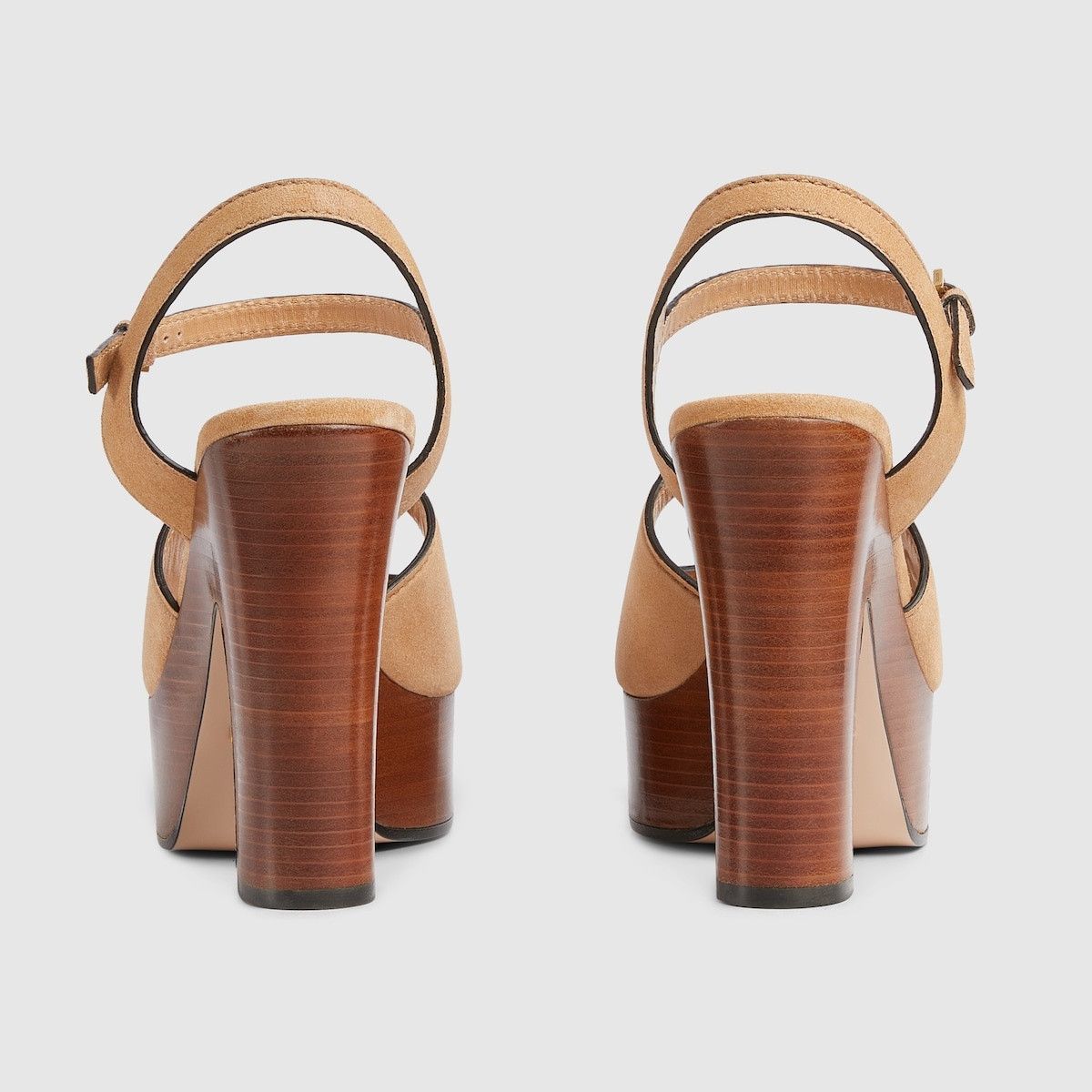 Gucci Interlocking G sandals in brown Size US 7.5 / IT 37.5 - 2 Thumbnail