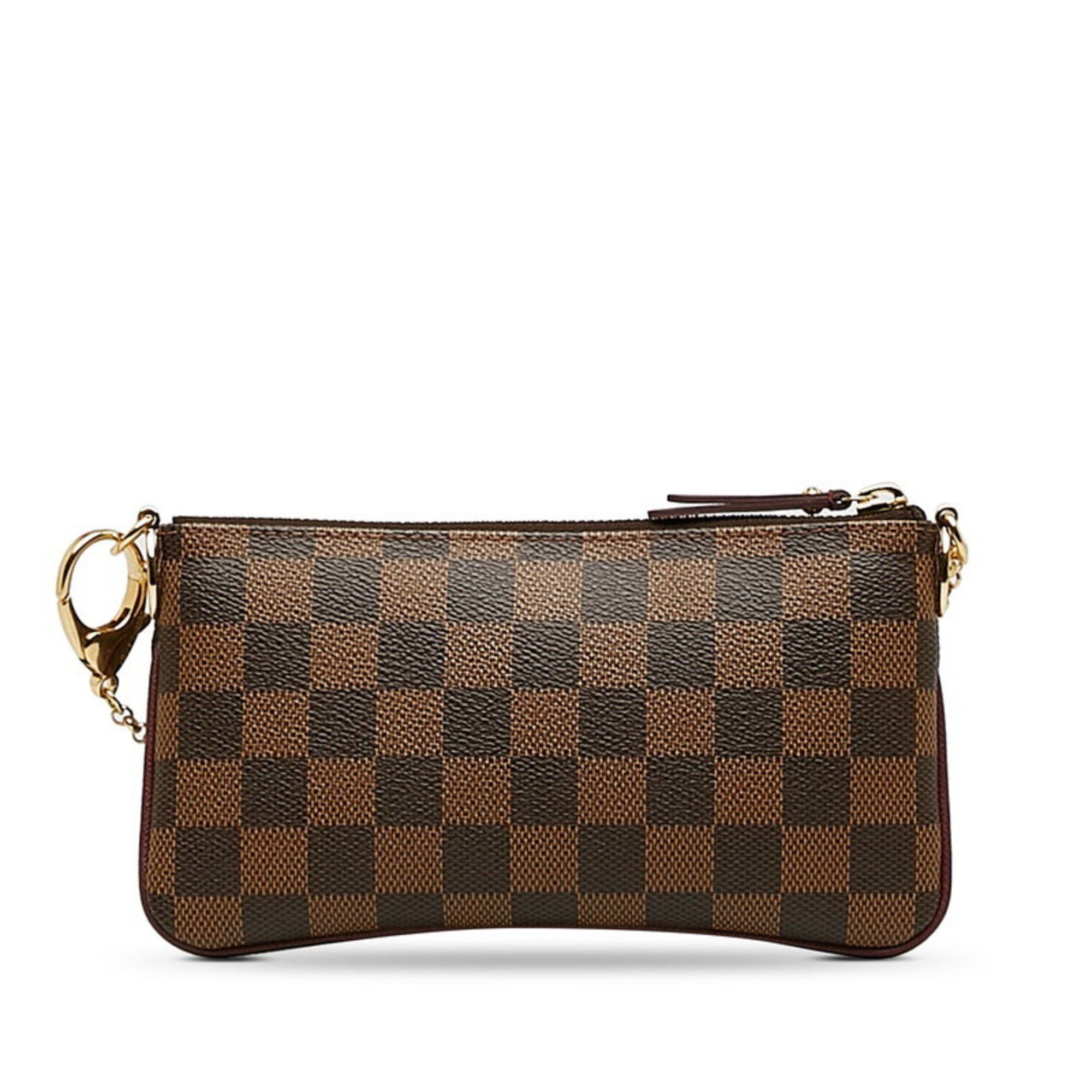 Louis Vuitton Louis Vuitton Pochette Mila MM Chain Pouch N63091 Brown PVC Leather Women's LOUIS VUITTON Size ONE SIZE - 3 Thumbnail