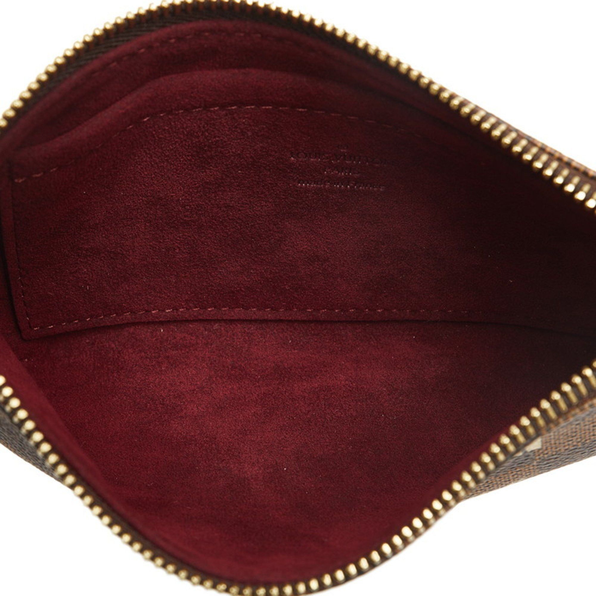 Louis Vuitton Louis Vuitton Pochette Mila MM Chain Pouch N63091 Brown PVC Leather Women's LOUIS VUITTON Size ONE SIZE - 6 Thumbnail