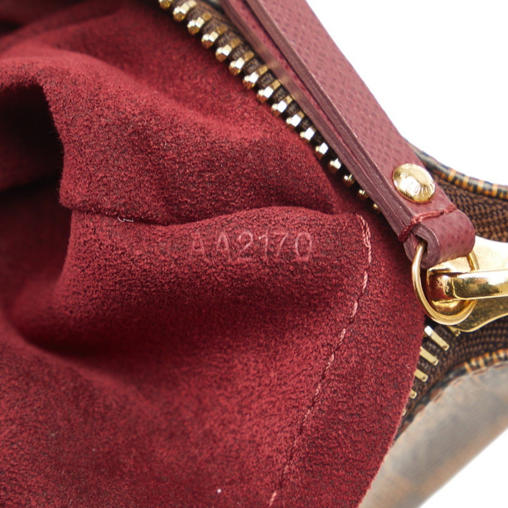 Louis Vuitton Louis Vuitton Pochette Mila MM Chain Pouch N63091 Brown PVC Leather Women's LOUIS VUITTON Size ONE SIZE - 8 Thumbnail
