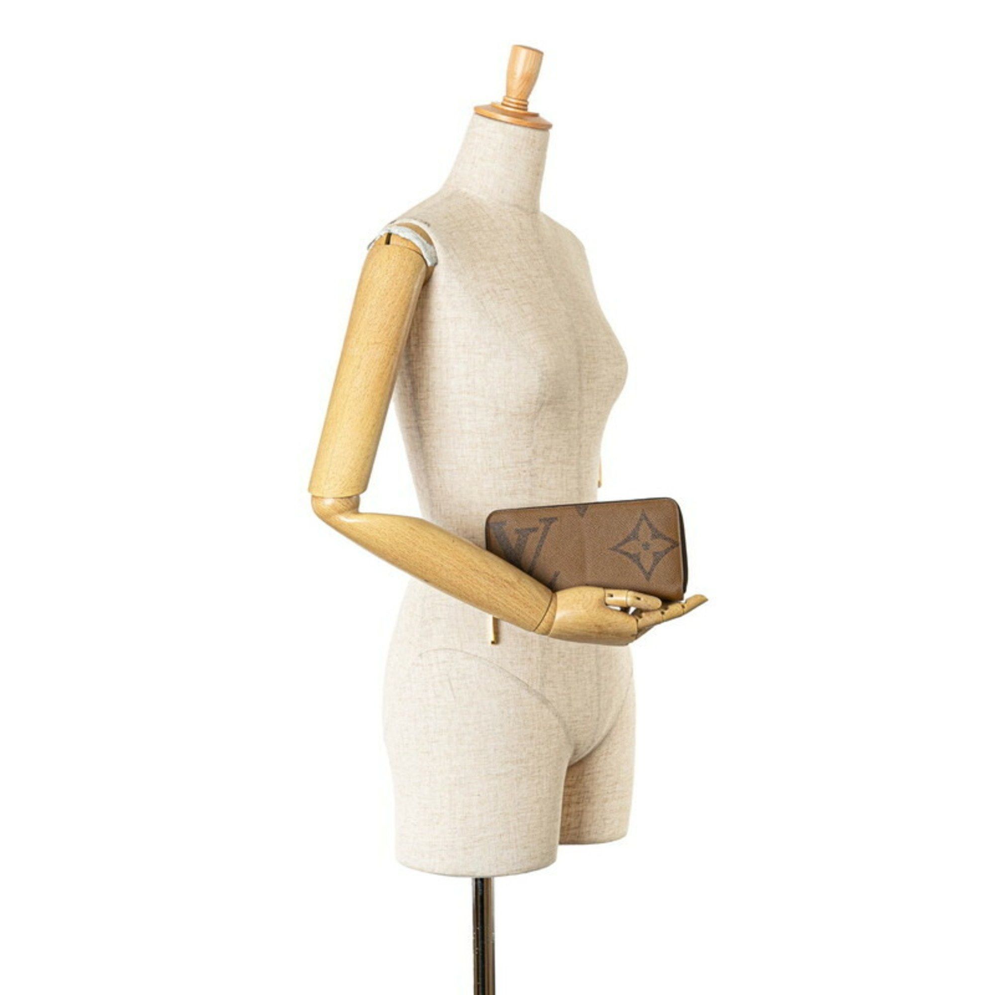 Louis Vuitton Louis Vuitton Monogram Giant Reverse Zippy Wallet Round Long M69353 Brown PVC Leather Women's LOUIS VUITTON Size ONE SIZE - 8 Thumbnail