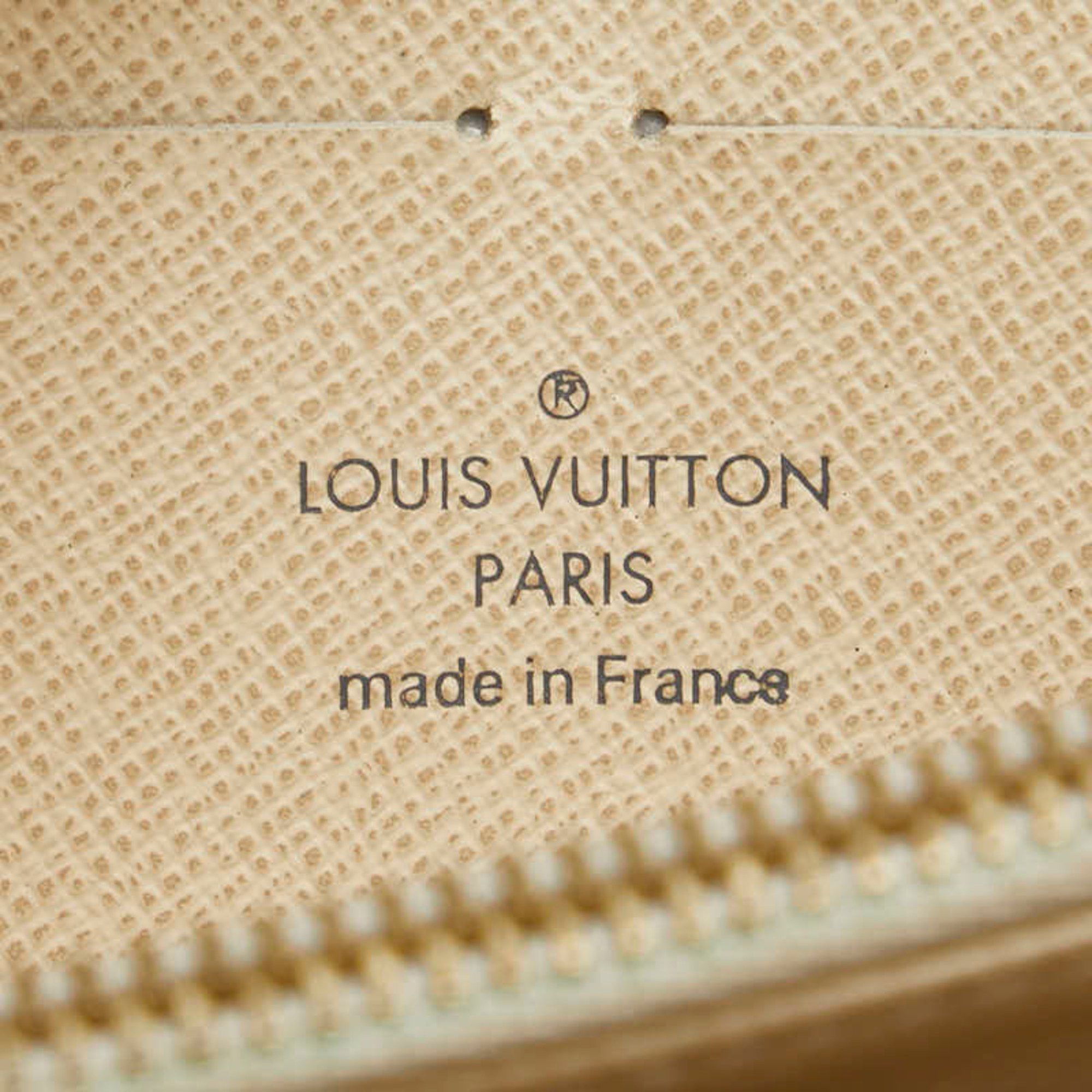 Louis Vuitton Louis Vuitton Damier Azur Zippy Wallet Round Long N60019 White PVC Women's LOUIS VUITTON Size ONE SIZE - 6 Thumbnail