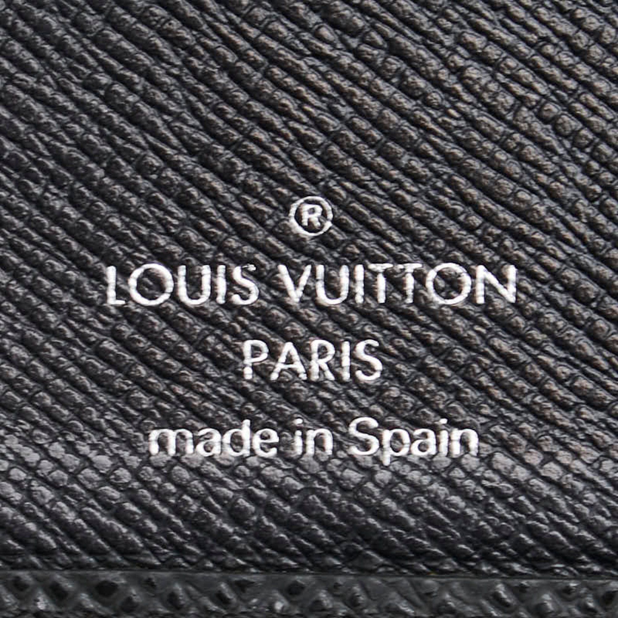 Louis Vuitton Louis Vuitton Taiga Agenda PM Notebook Cover R20426 Ardoise Black Leather Women's LOUIS VUITTON Size ONE SIZE - 6 Thumbnail