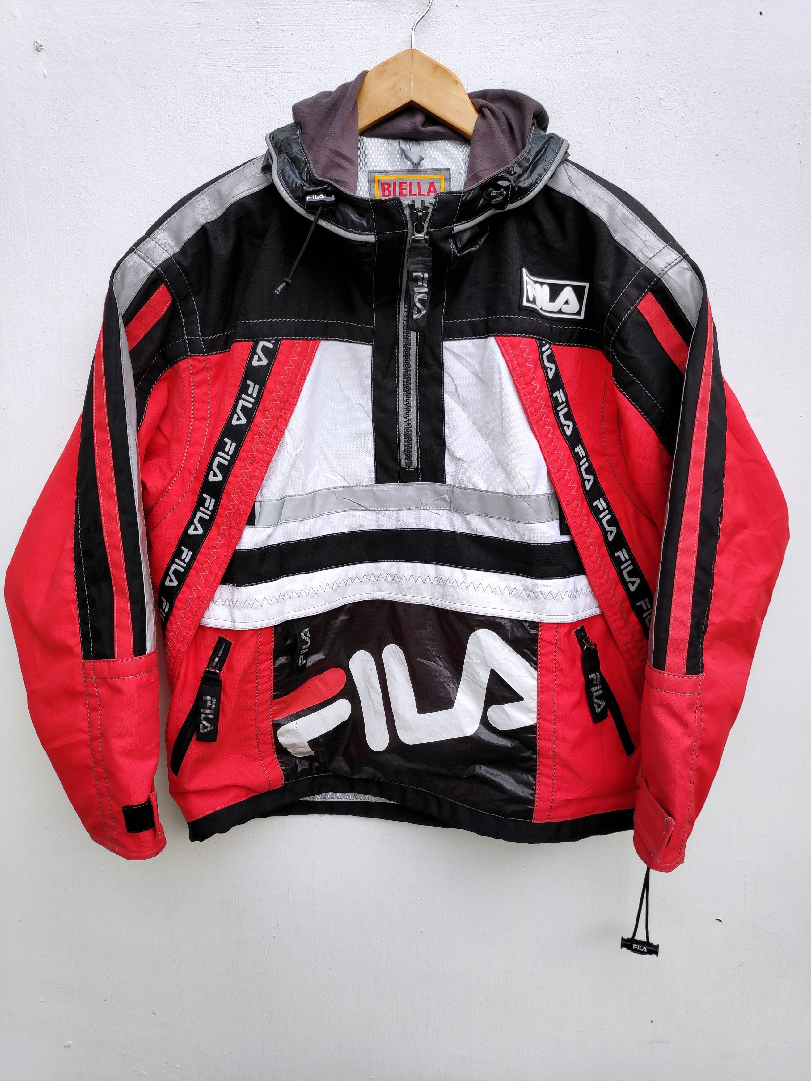 Vintage 90s Retro FILA BELLA ITALIA FILA SKI WEAR REFLECTIVE