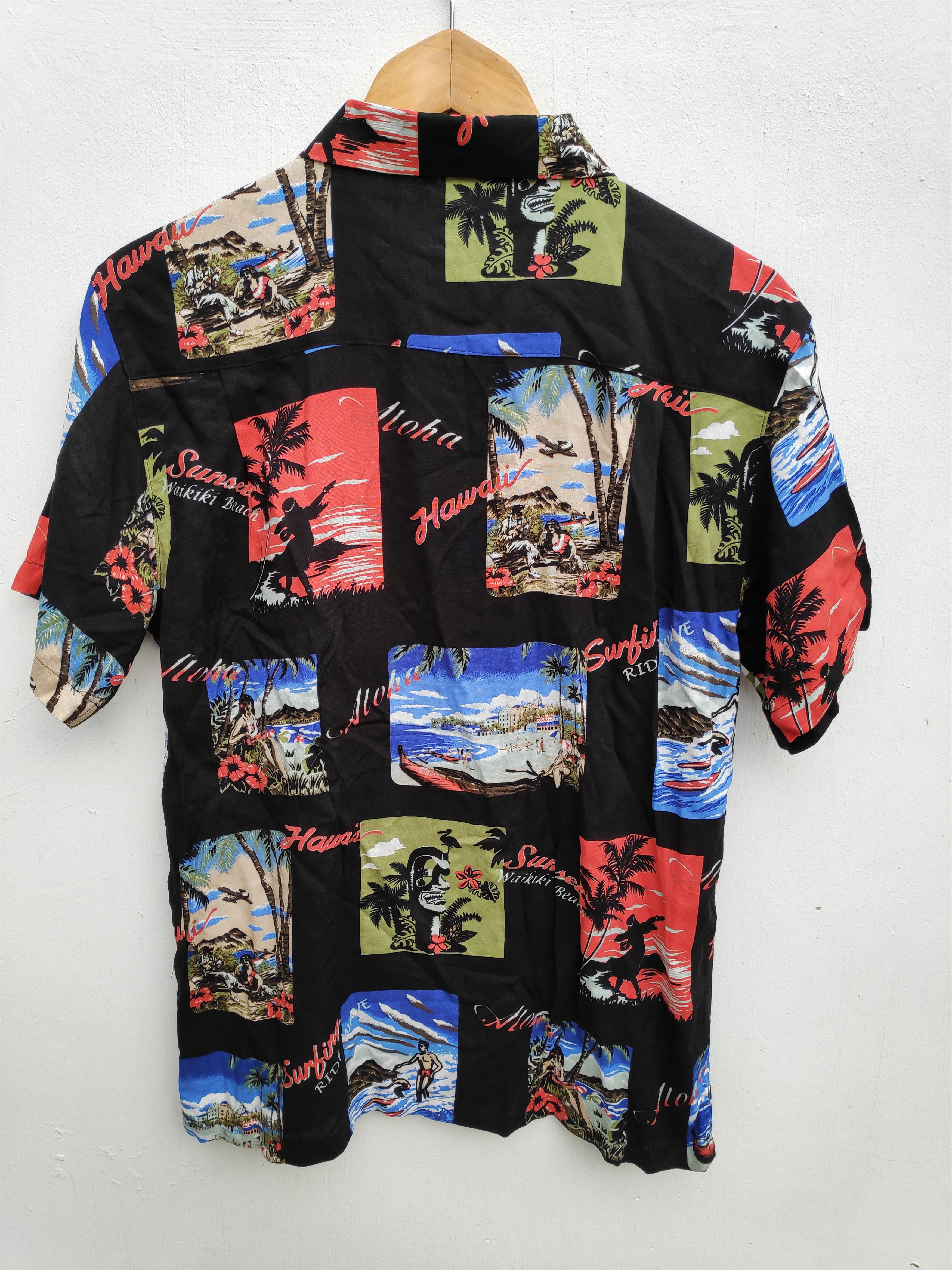 Japanese Brand Barcedos Moderate Shirt Large Aloha Paradise 100% Rayon Size US L / EU 52-54 / 3 - 6 Thumbnail