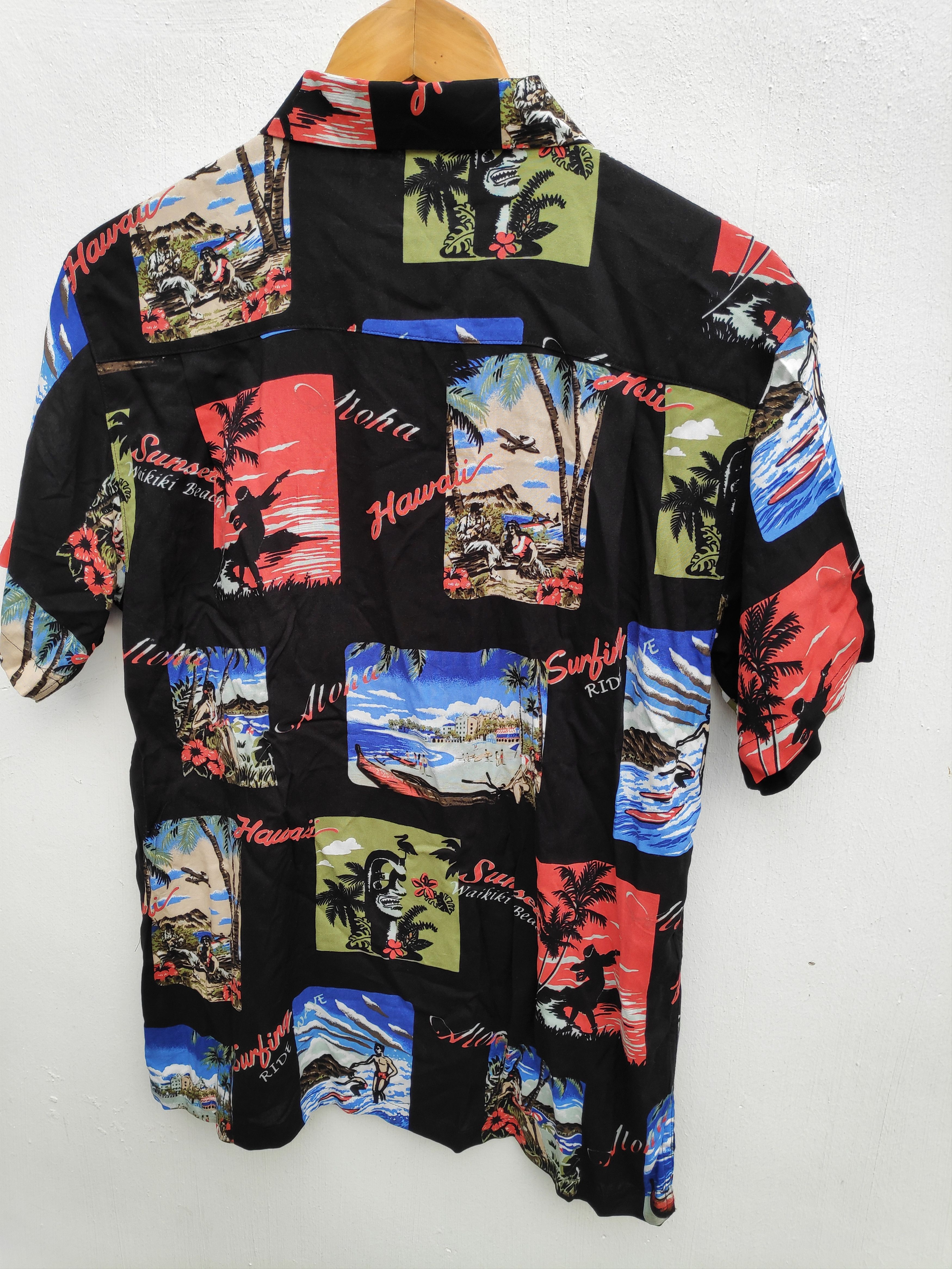 Japanese Brand Barcedos Moderate Shirt Large Aloha Paradise 100% Rayon Size US L / EU 52-54 / 3 - 8 Thumbnail