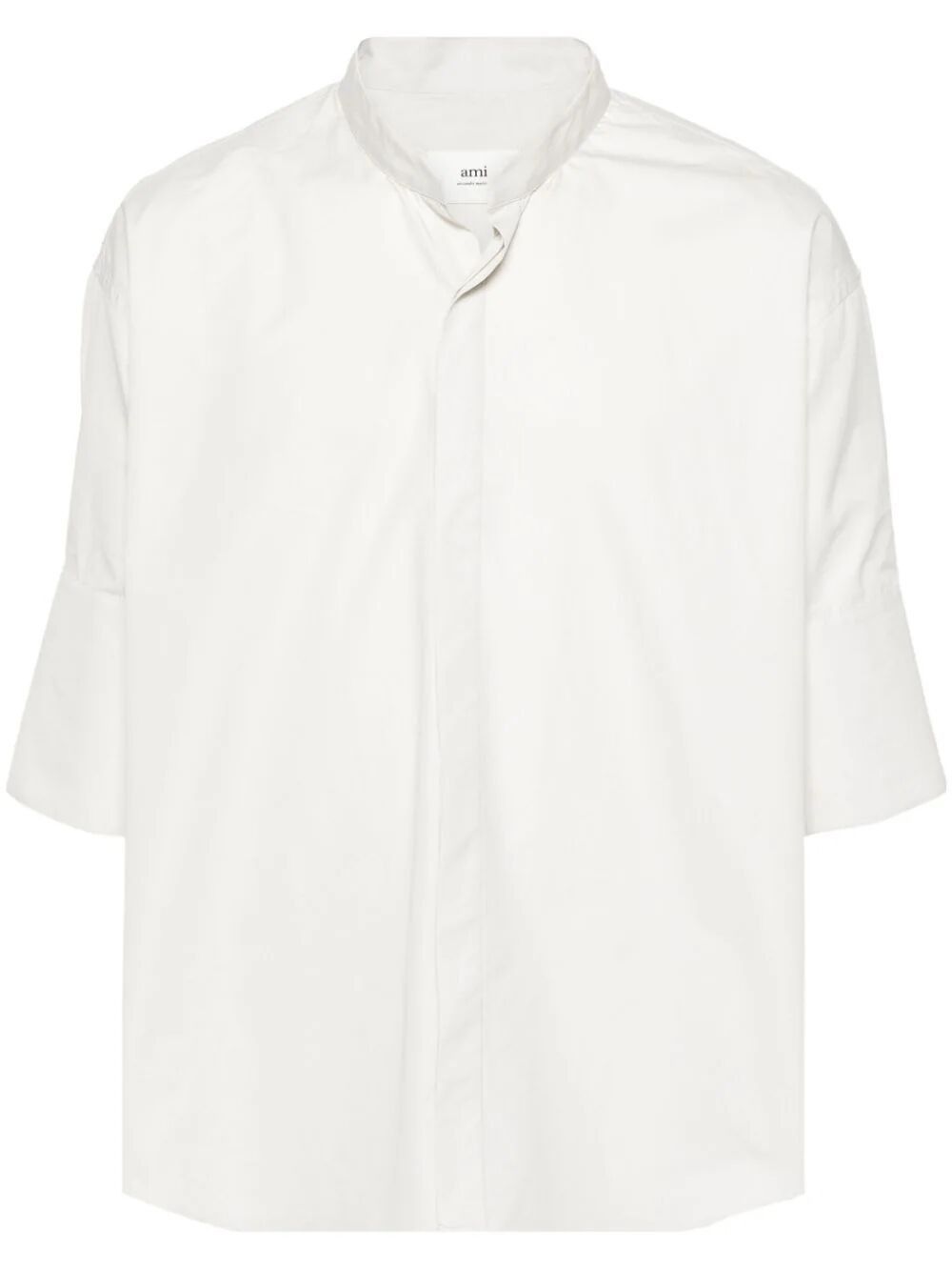 AMI MANDARIN COLLAR SHIRT Size XS / US 0-2 / IT 36-38 - 4 Thumbnail