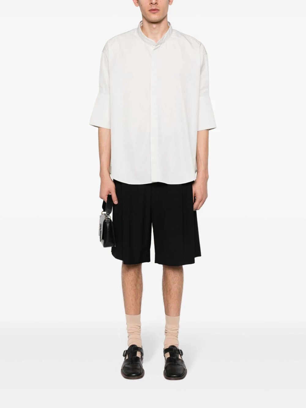 AMI MANDARIN COLLAR SHIRT Size XS / US 0-2 / IT 36-38 - 7 Thumbnail