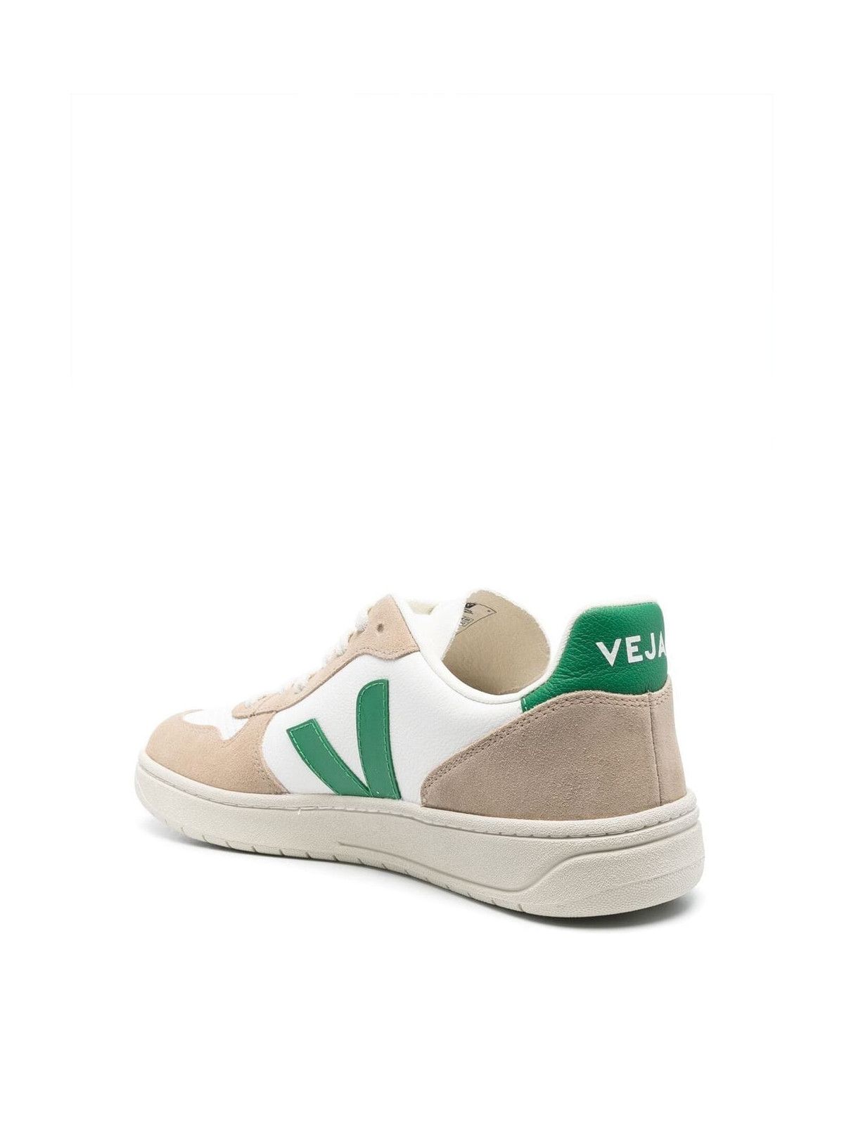 Veja V10 CHROMEFREE LEATHER SNEAKERS Size US 7 / EU 40 - 2 Thumbnail